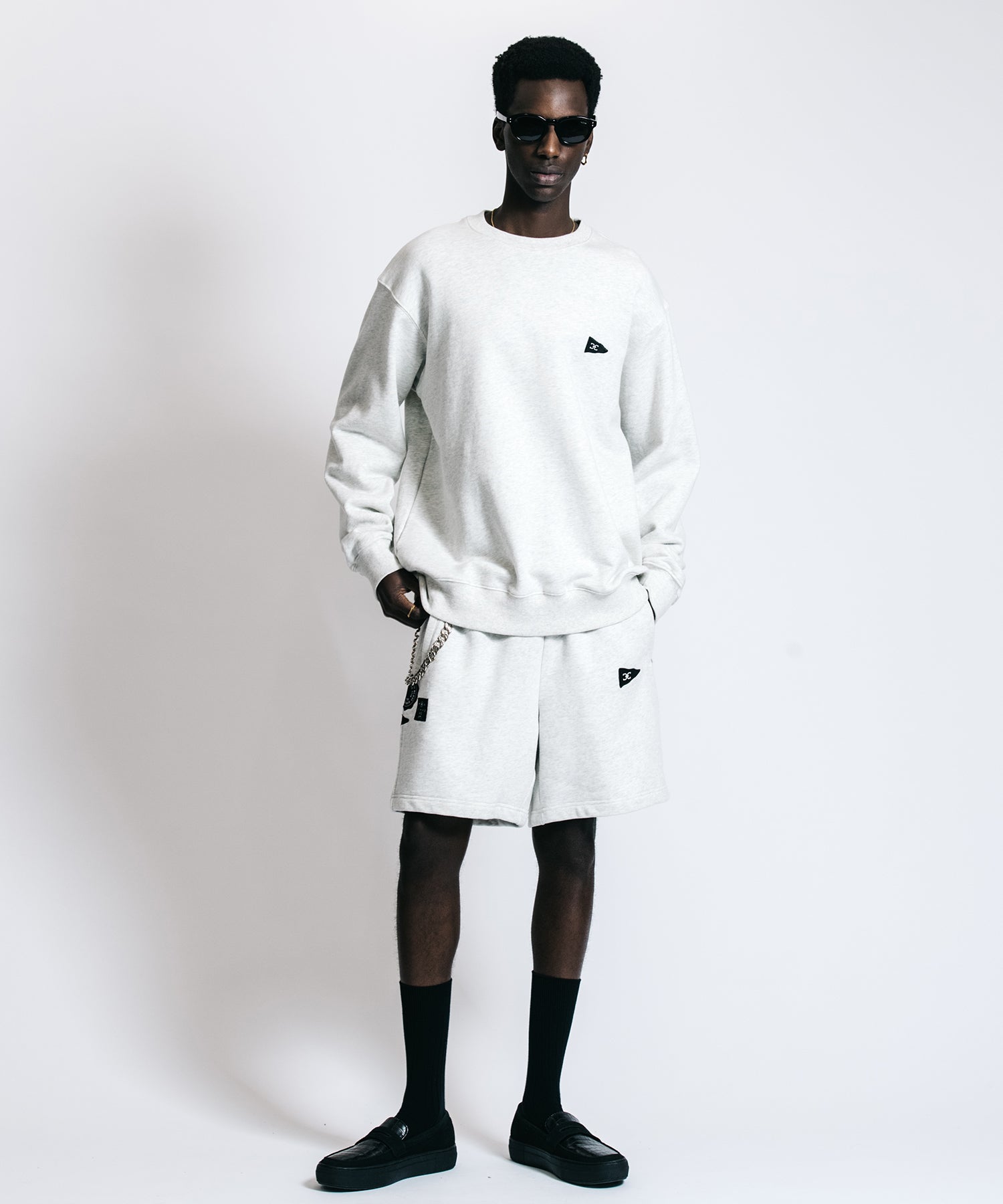 FLAG LOGO CREW NECK SWEAT