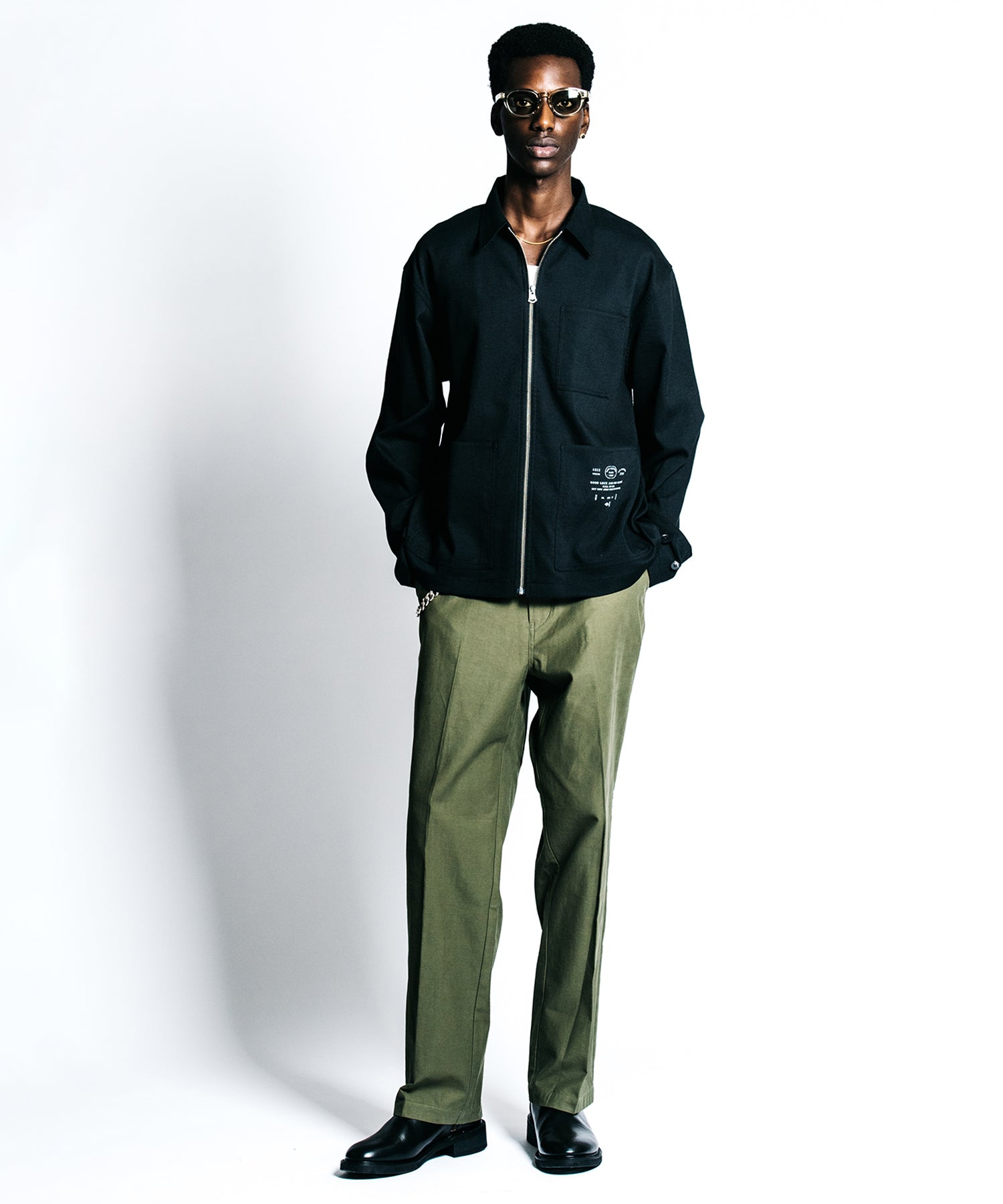 ZIP LINEN OX SHIRT JACKET – COOL TOUCH EASY CARE