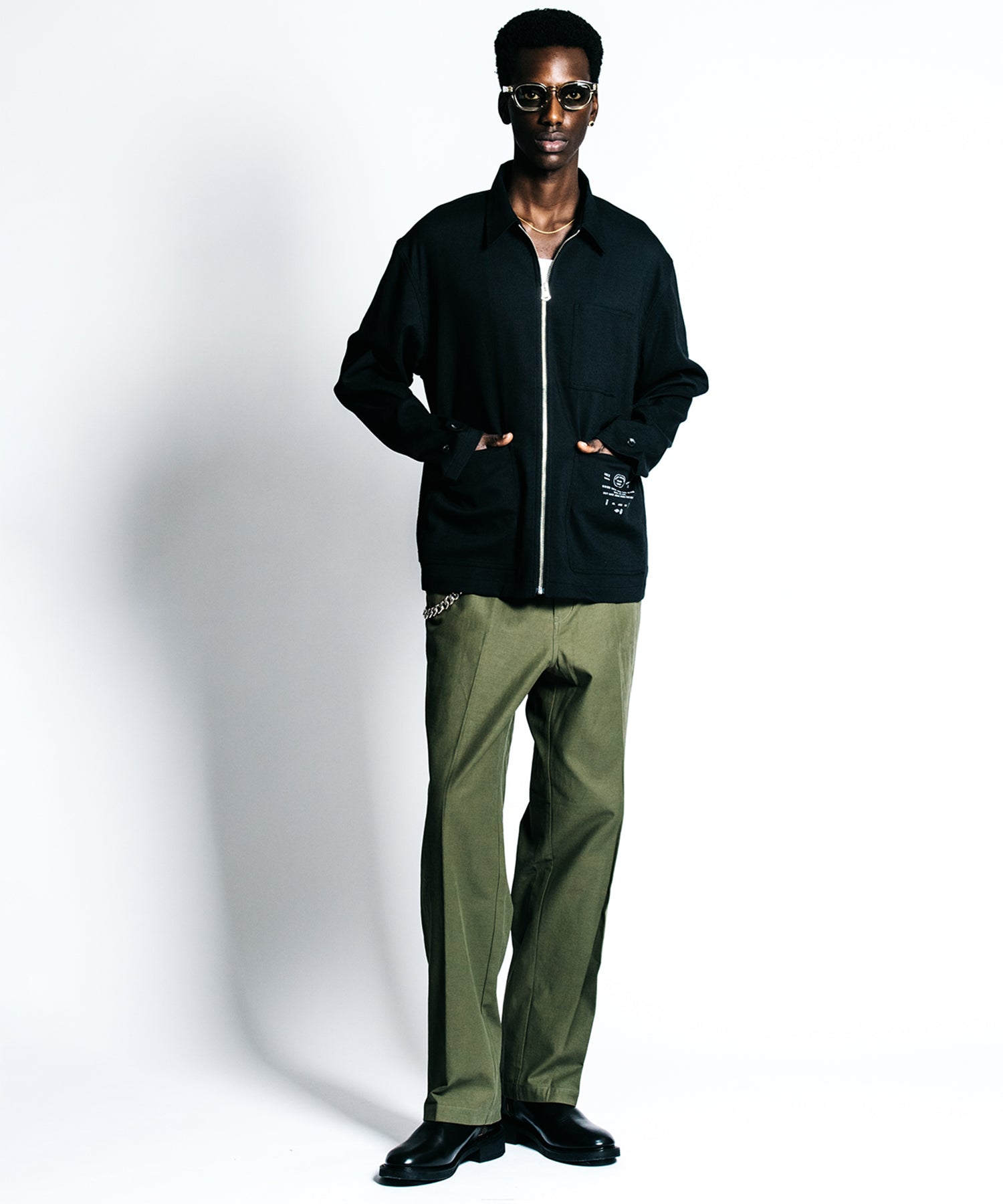 ZIP LINEN OX SHIRT JACKET – COOL TOUCH EASY CARE