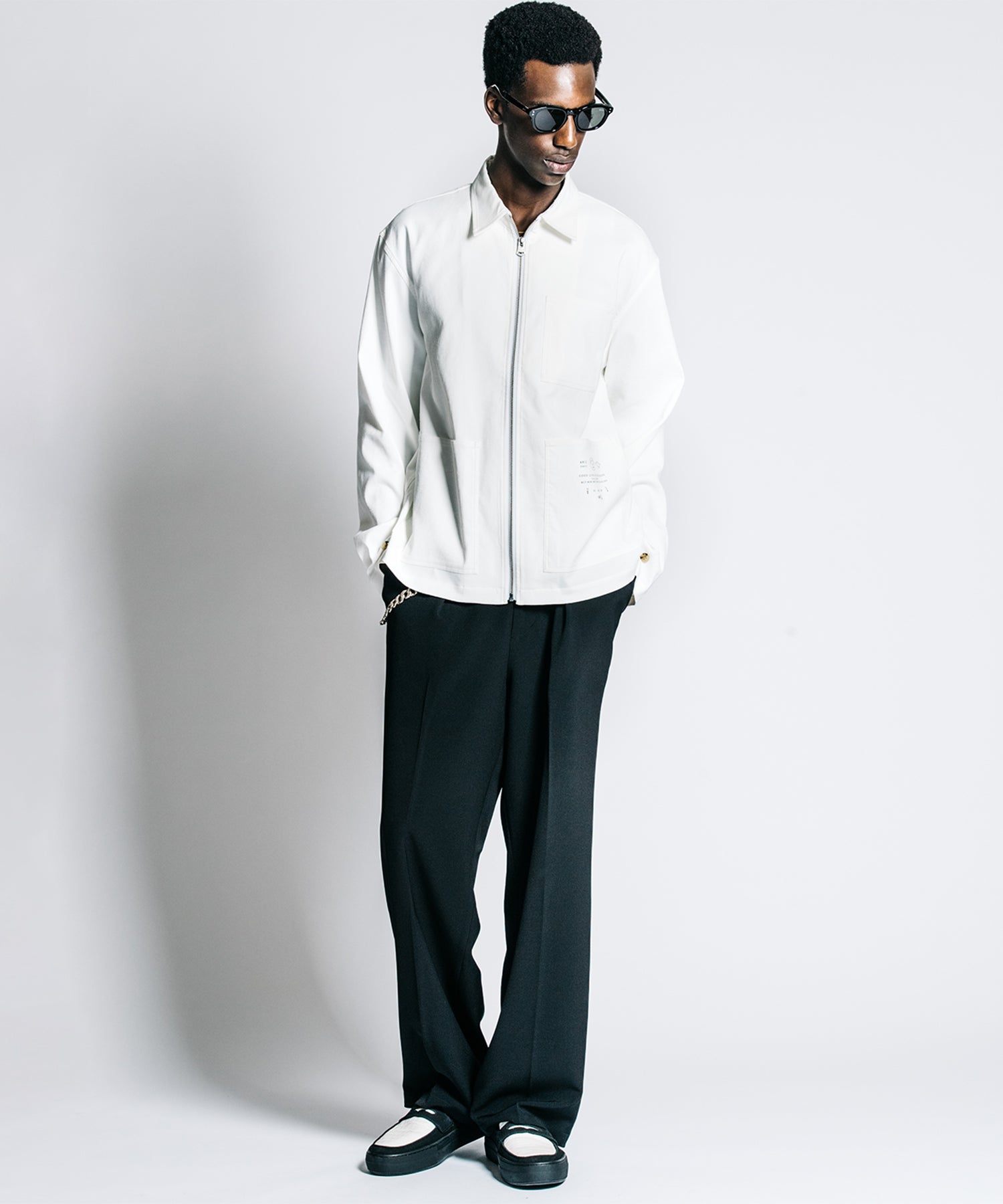 ZIP LINEN OX SHIRT JACKET – COOL TOUCH EASY CARE