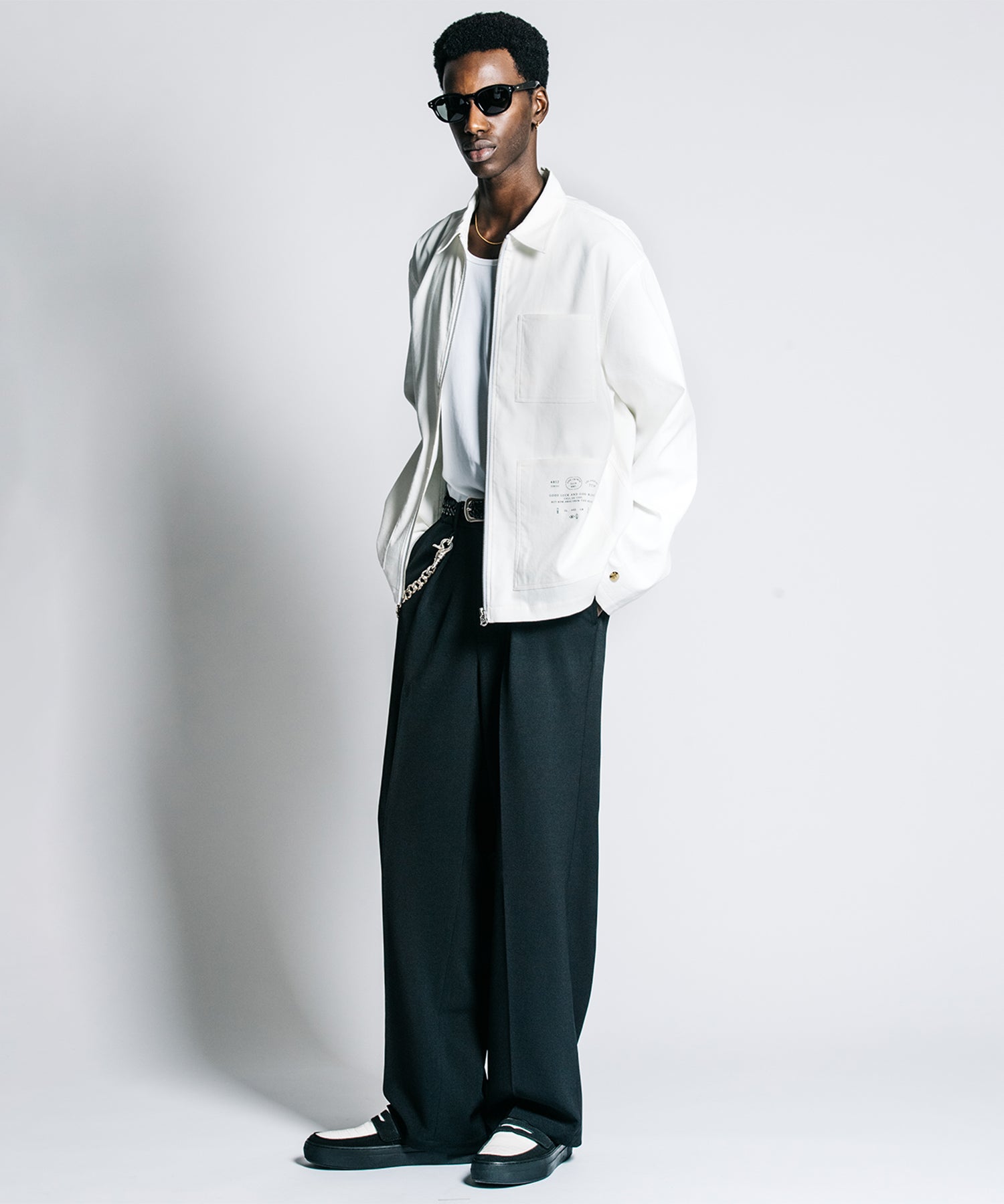 ZIP LINEN OX SHIRT JACKET – COOL TOUCH EASY CARE