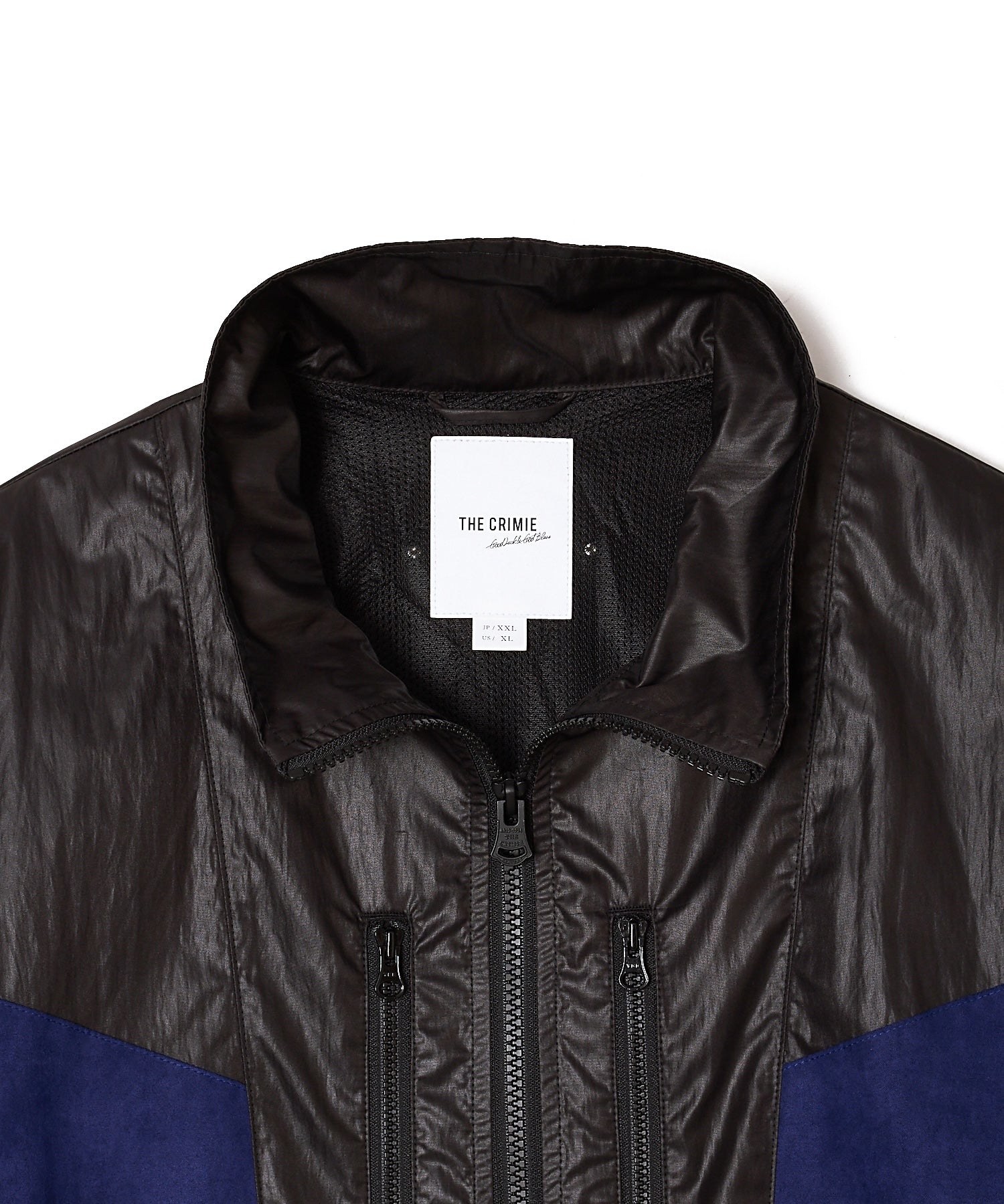 HYBRID TRACK JACKET – LUX FAKE SUEDE PANEL