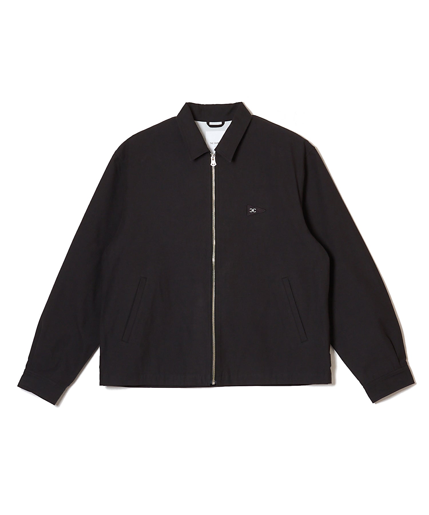 CR MUSTANG EMBROIDERY ZIP BLOUSON – BACK SATIN
