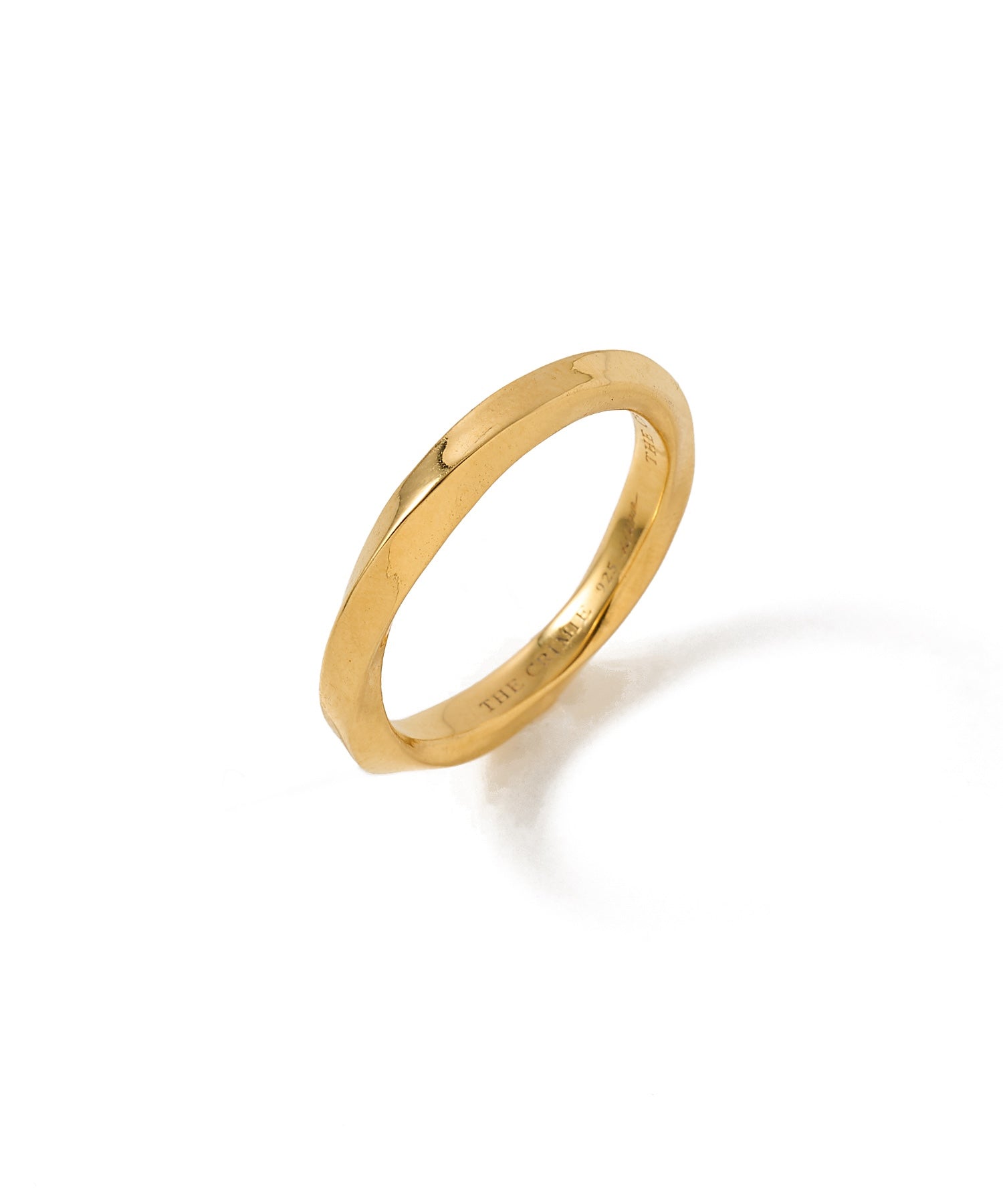 ETERNITY SILVER RING 24KDP