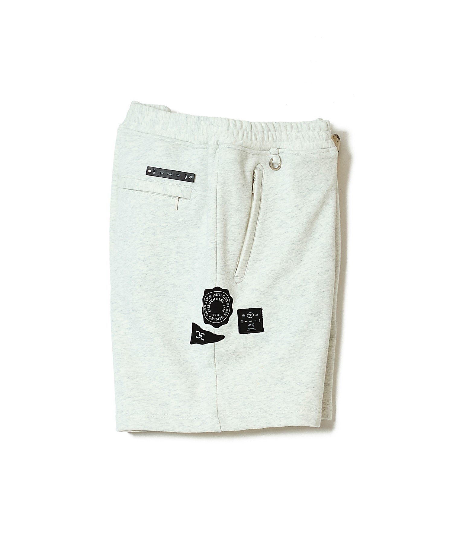 PATCHWORK LOGO SWEAT SHORTS