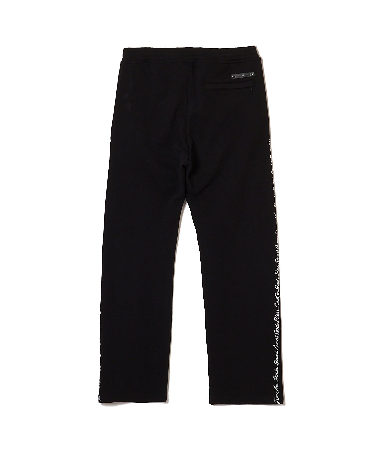 SCRIPT DOUBLE-LINE CHAIN STITCH SWEAT PANTS