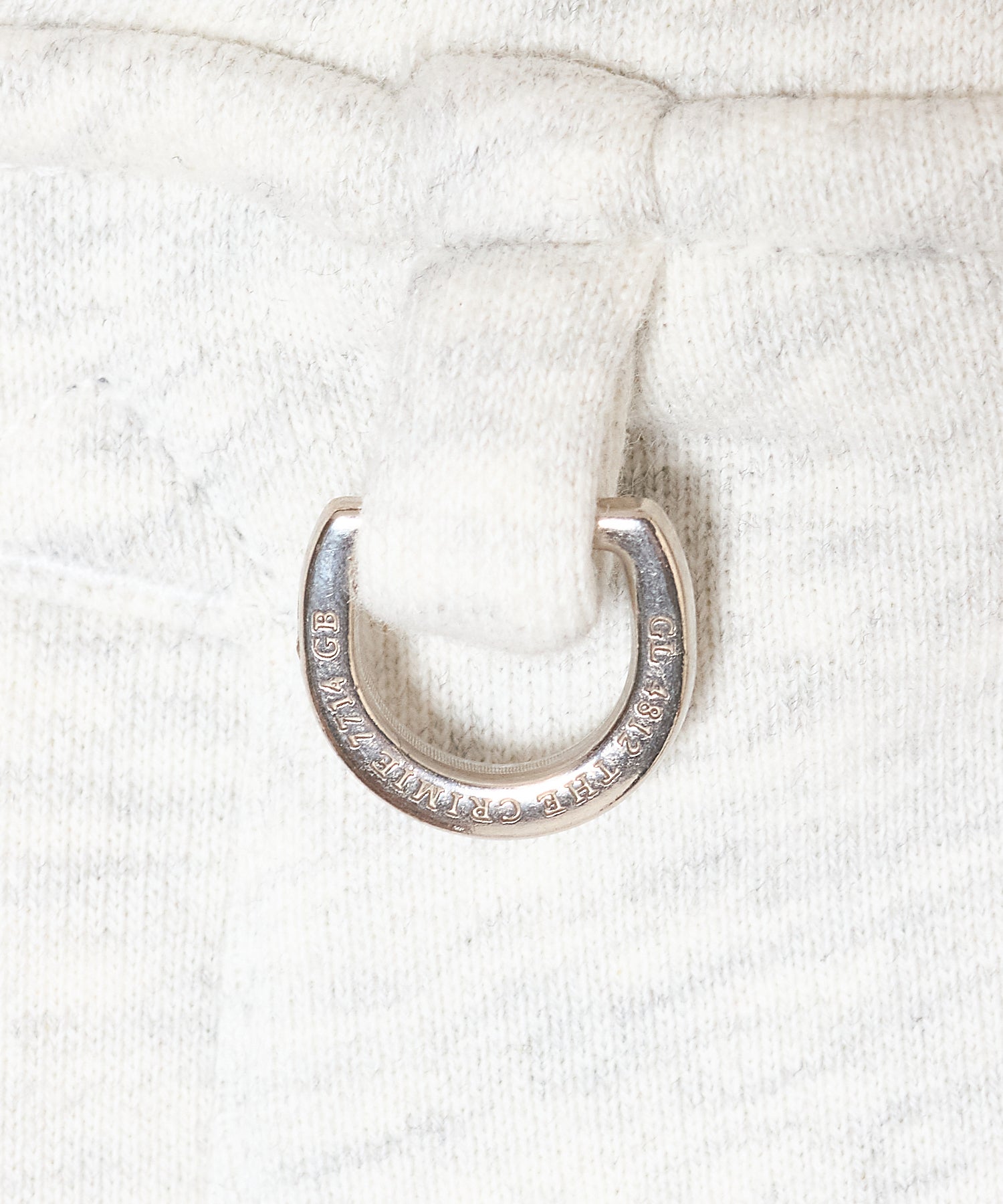 SCRIPT DOUBLE-LINE CHAIN STITCH SWEAT PANTS