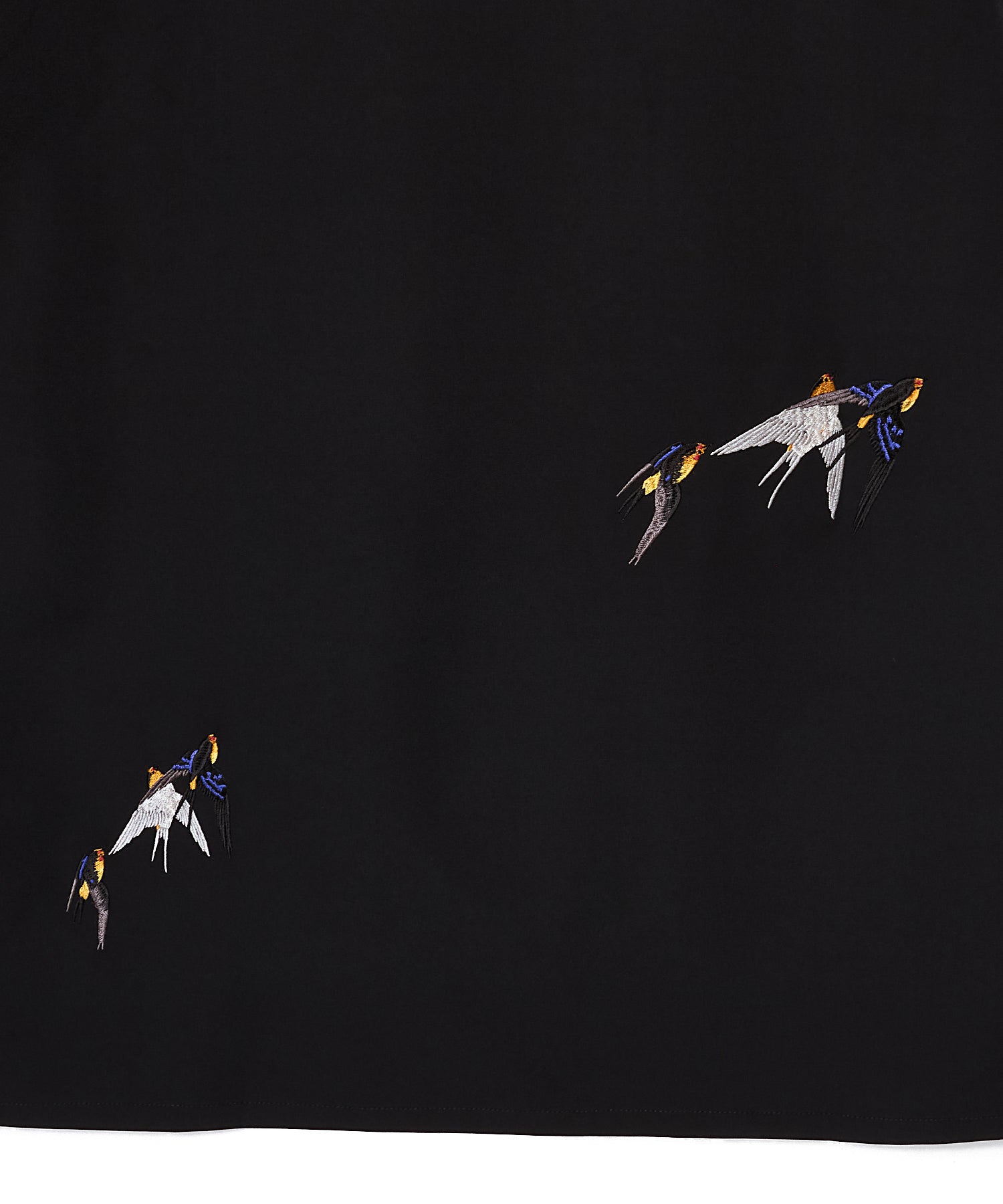 TAILORED SWALLOW EMBROIDERY L/S SHIRT – EASY CARE