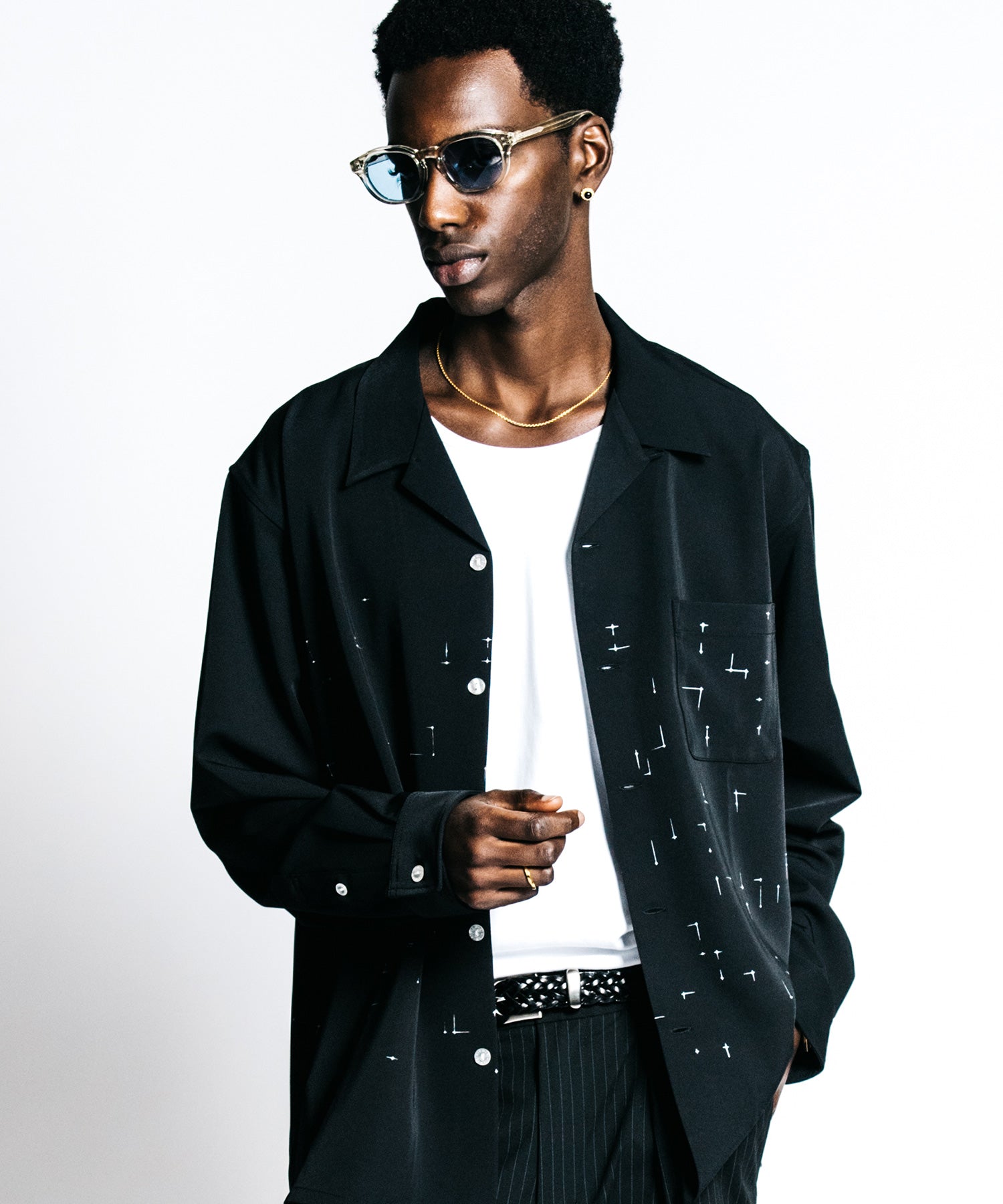 TAILORED ORIGINAL KASURI GRAPHIC L/S SHIRT – EASY CARE