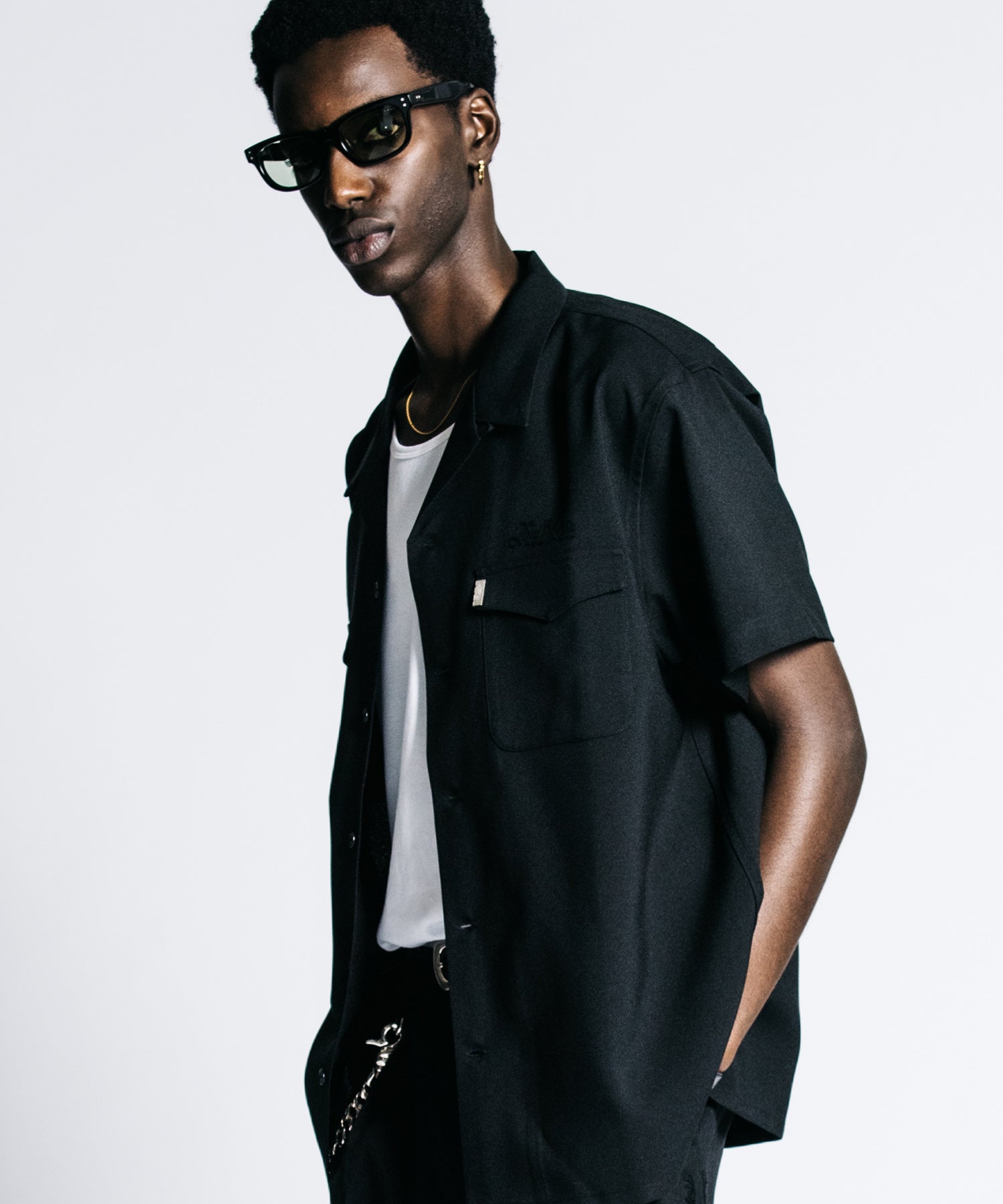 TAILORED SS SHIRT – MELANGE EASY CARE