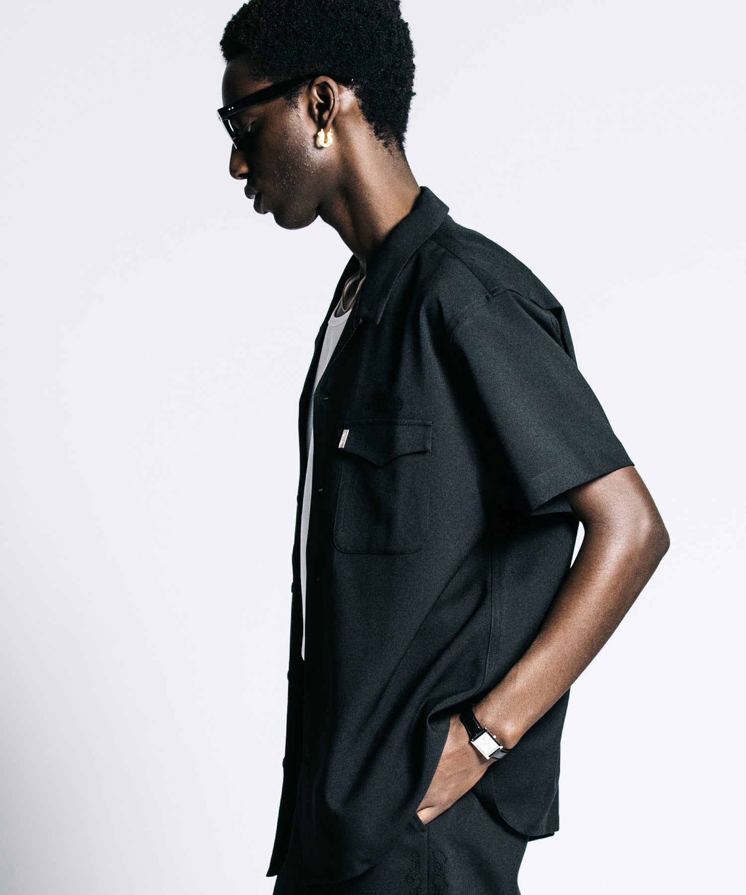 TAILORED SS SHIRT – MELANGE EASY CARE