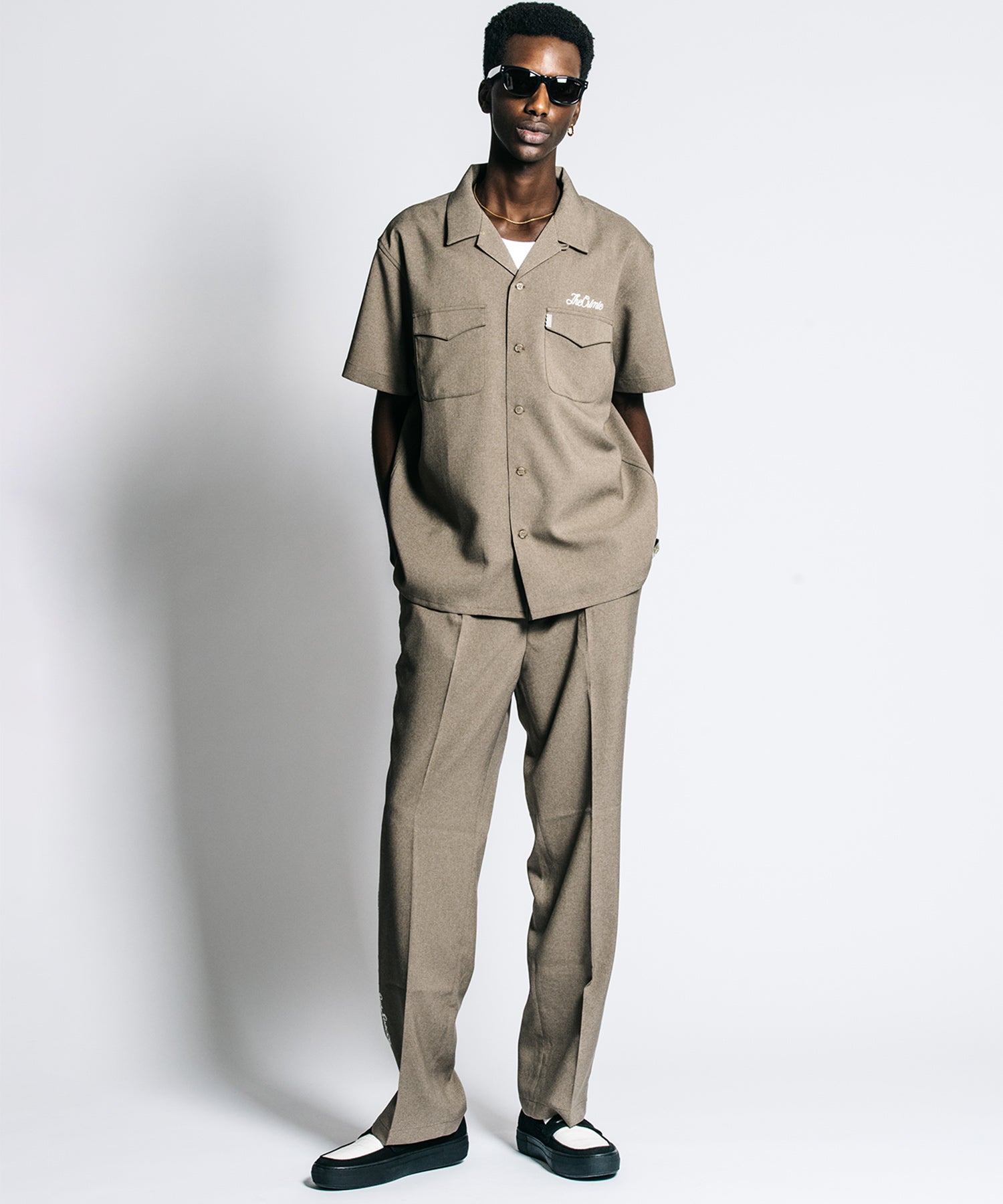 TAILORED SS SHIRT – MELANGE EASY CARE