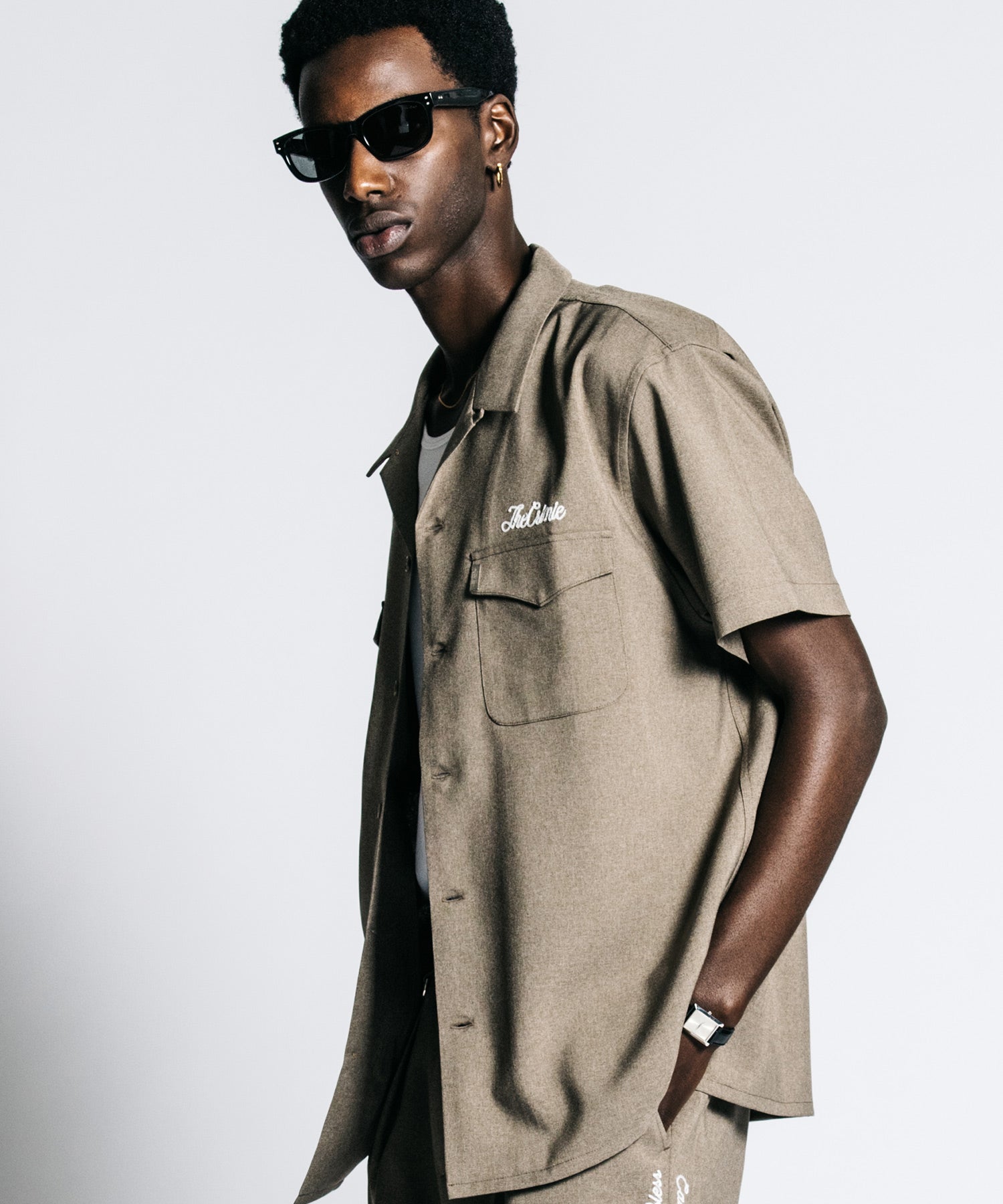 TAILORED SS SHIRT – MELANGE EASY CARE