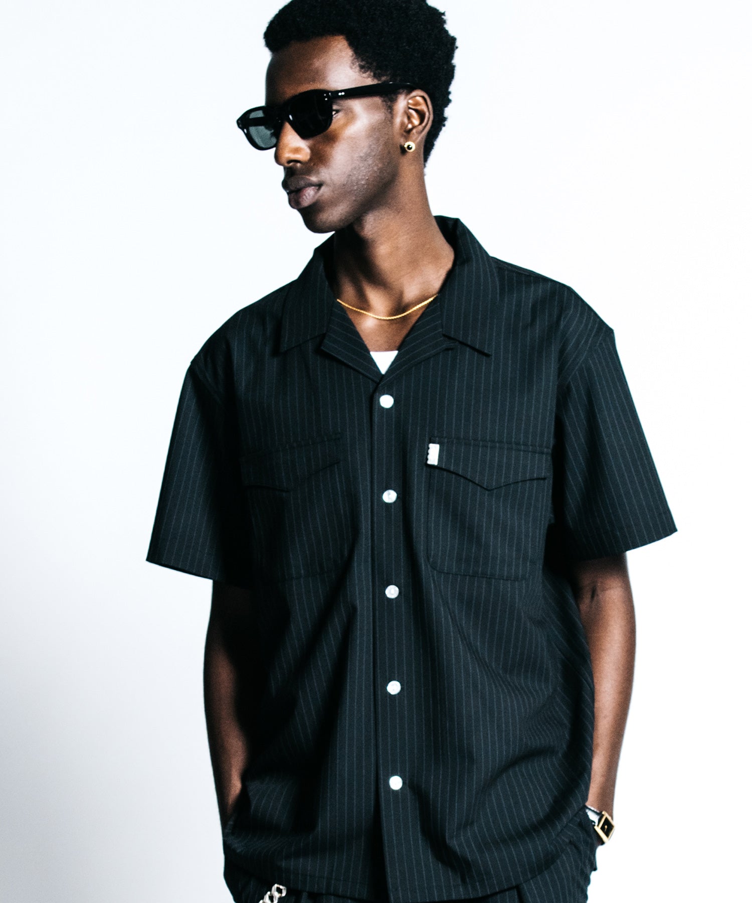 TAILORED S/S SHIRT – PIN STRIPE EASY CARE