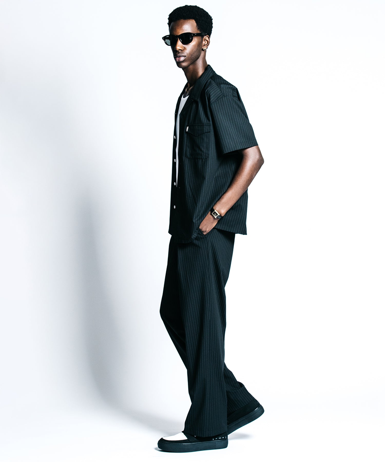 TAILORED S/S SHIRT – PIN STRIPE EASY CARE