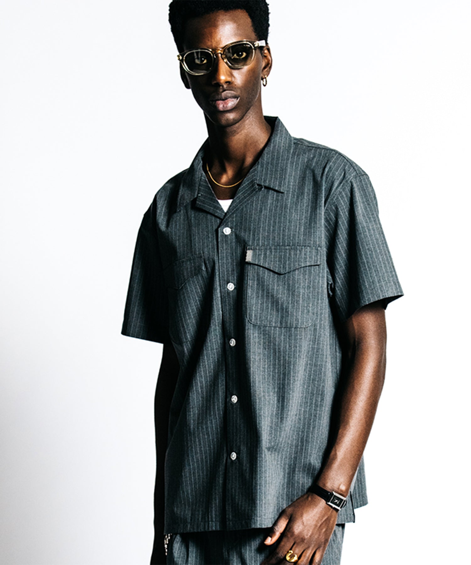 TAILORED S/S SHIRT – PIN STRIPE EASY CARE