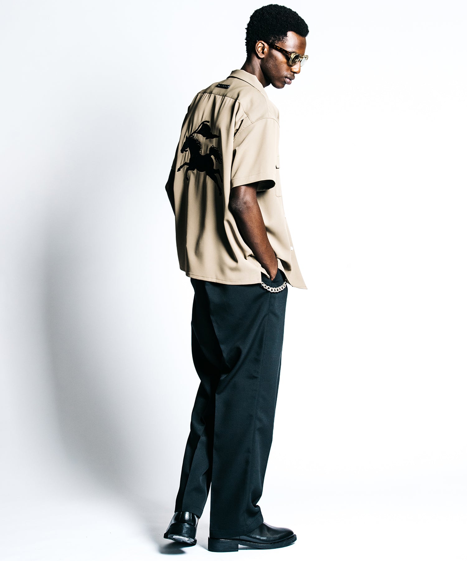 TAILORED MUSTANG EMBROIDERY S/S SHIRT – EASY CARE