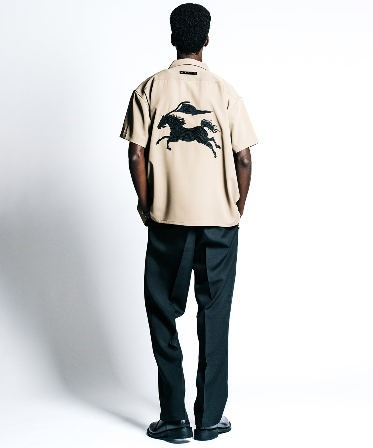 TAILORED MUSTANG EMBROIDERY S/S SHIRT – EASY CARE