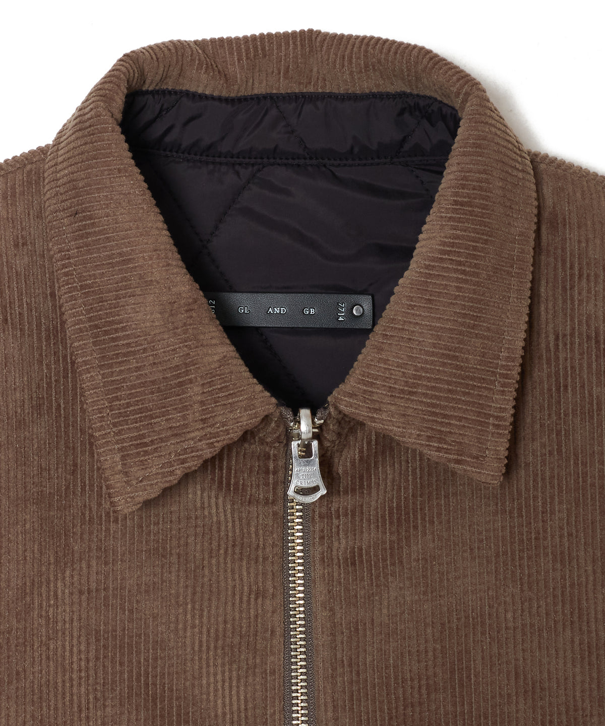 PADDED CORDUROY HARRINGTON JACKET