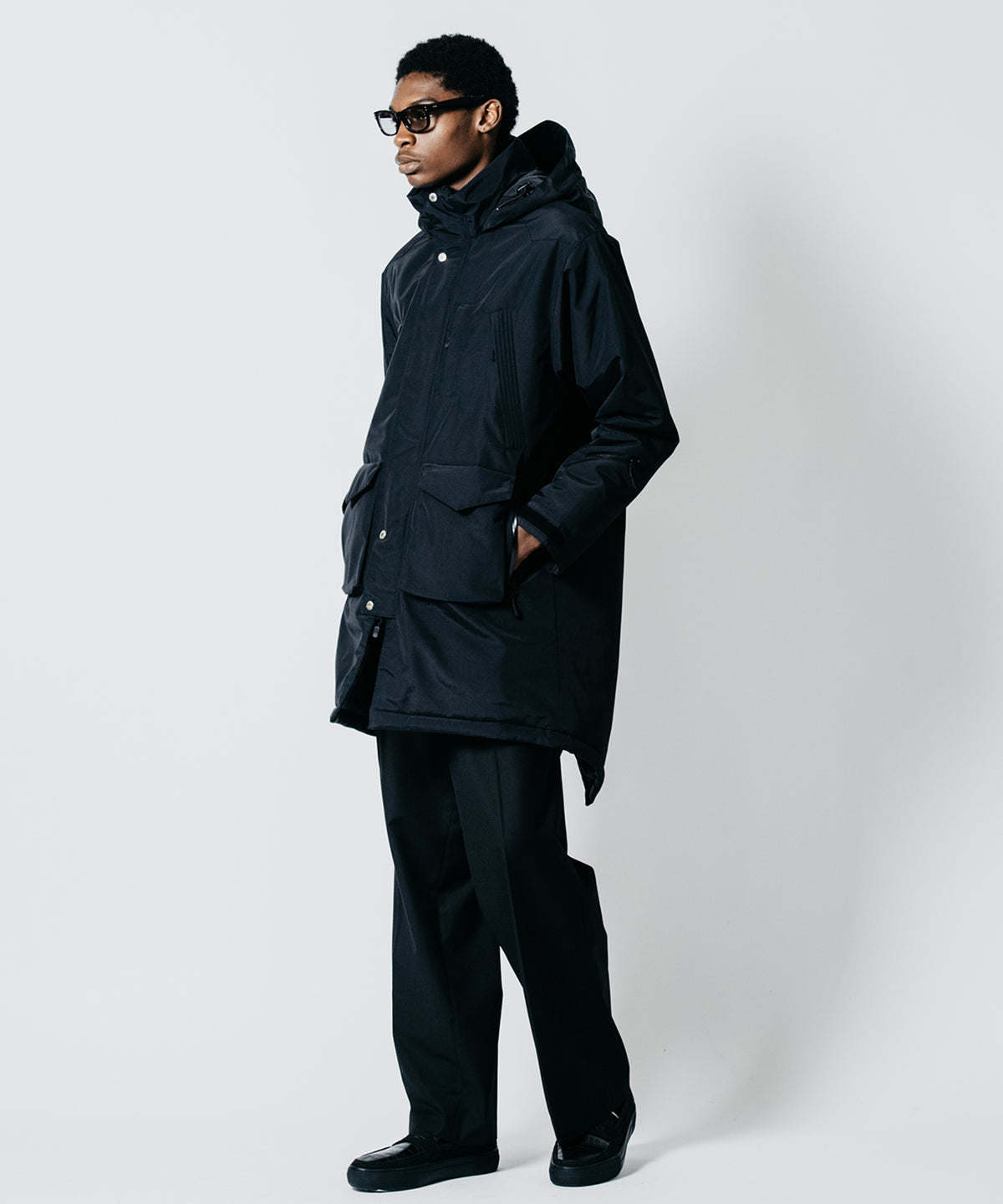 3-LAYER LONG WESTERN MODS PARKA COAT