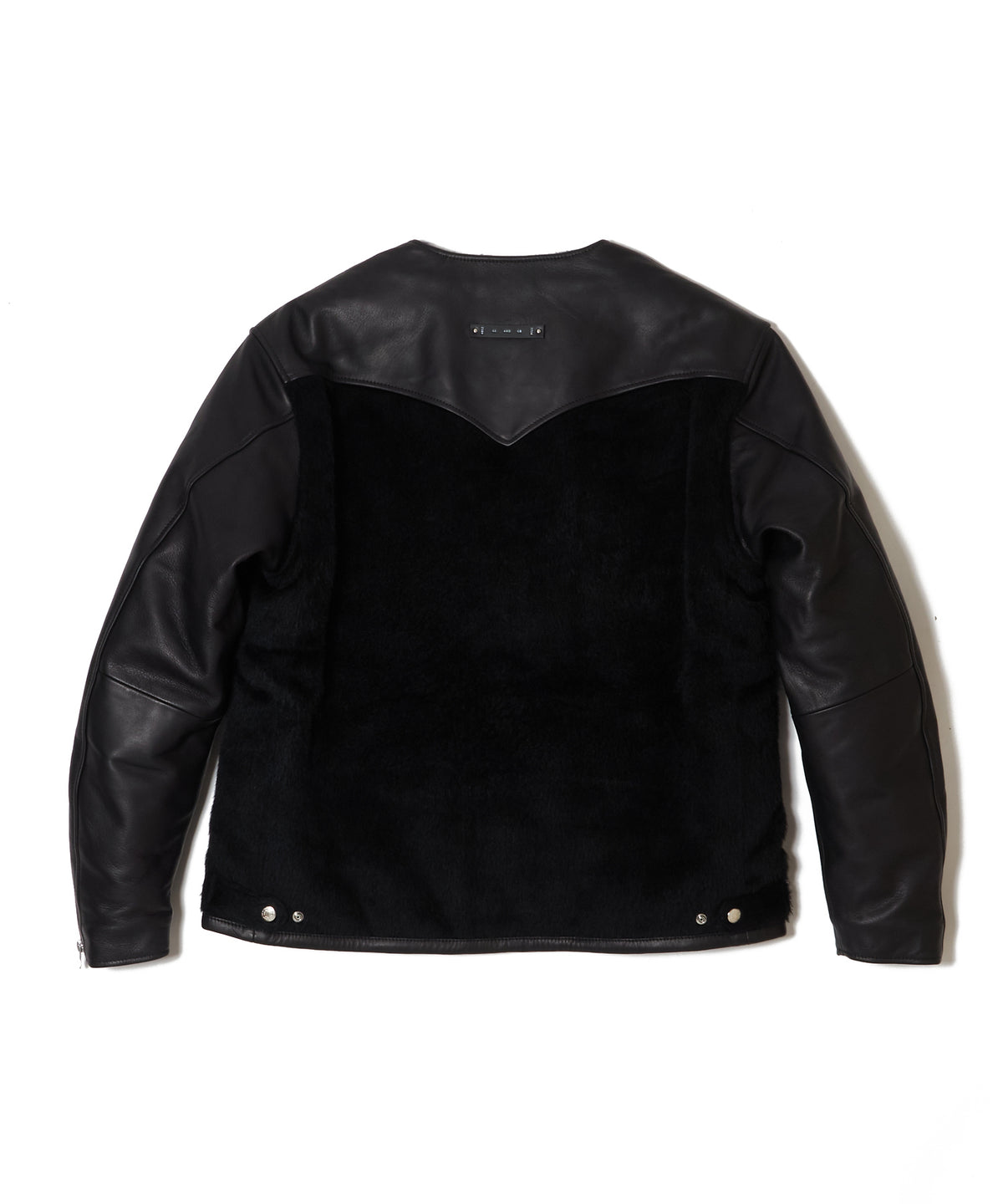 ALPACA BIKER CARDIGAN JACKET