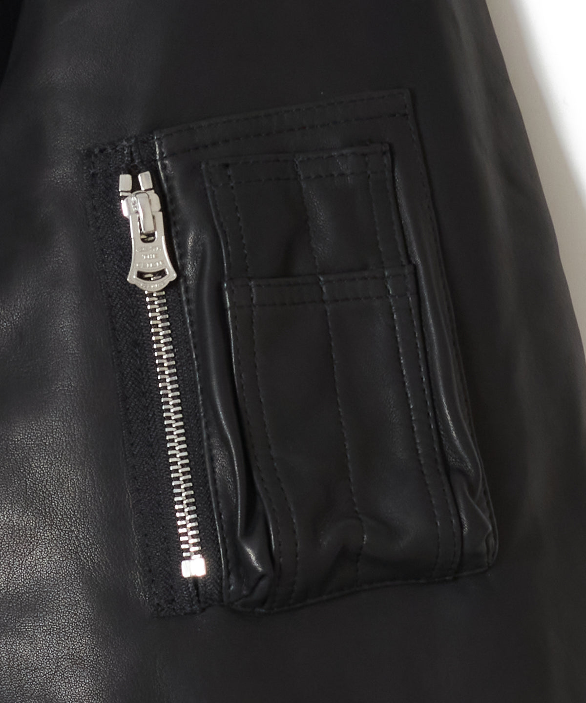 SHEEP LEATHER MA1 BOMBER JACKET