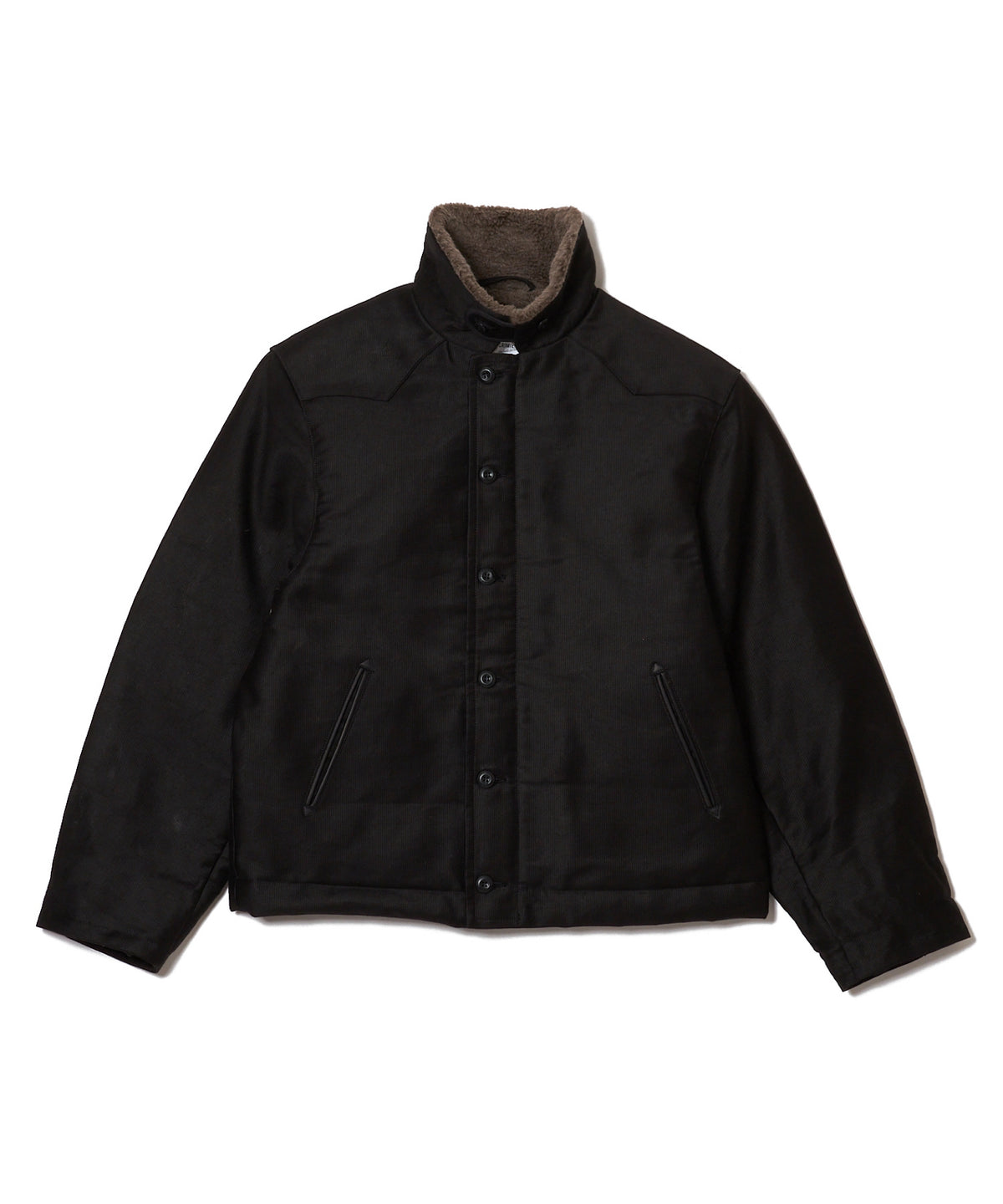 N1 LEATHER PIPING WESTERN YOKE JACKET WITH ALPACA LINING