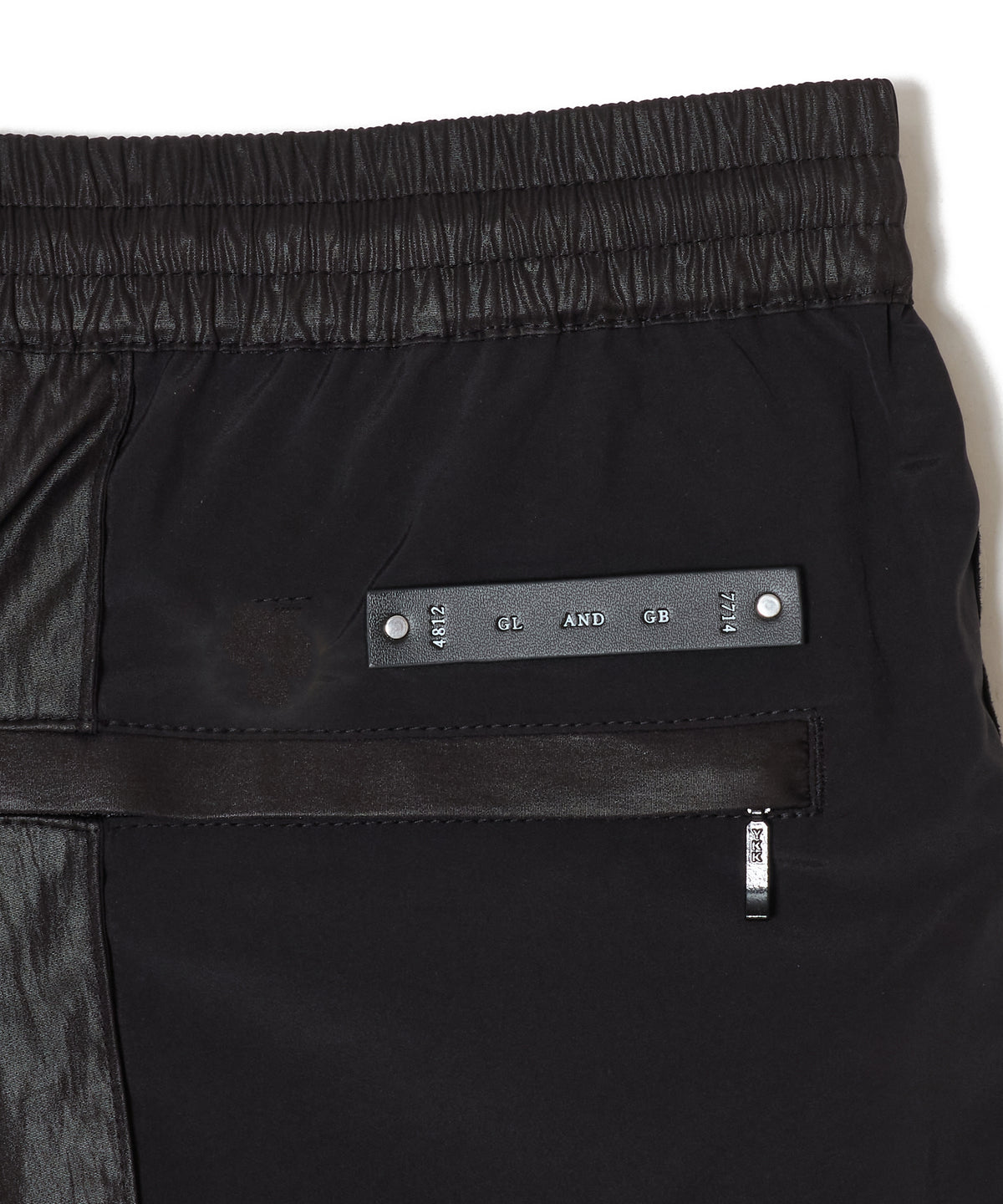 HYBRID TRACK PANTS FAKE SUEDE PANEL