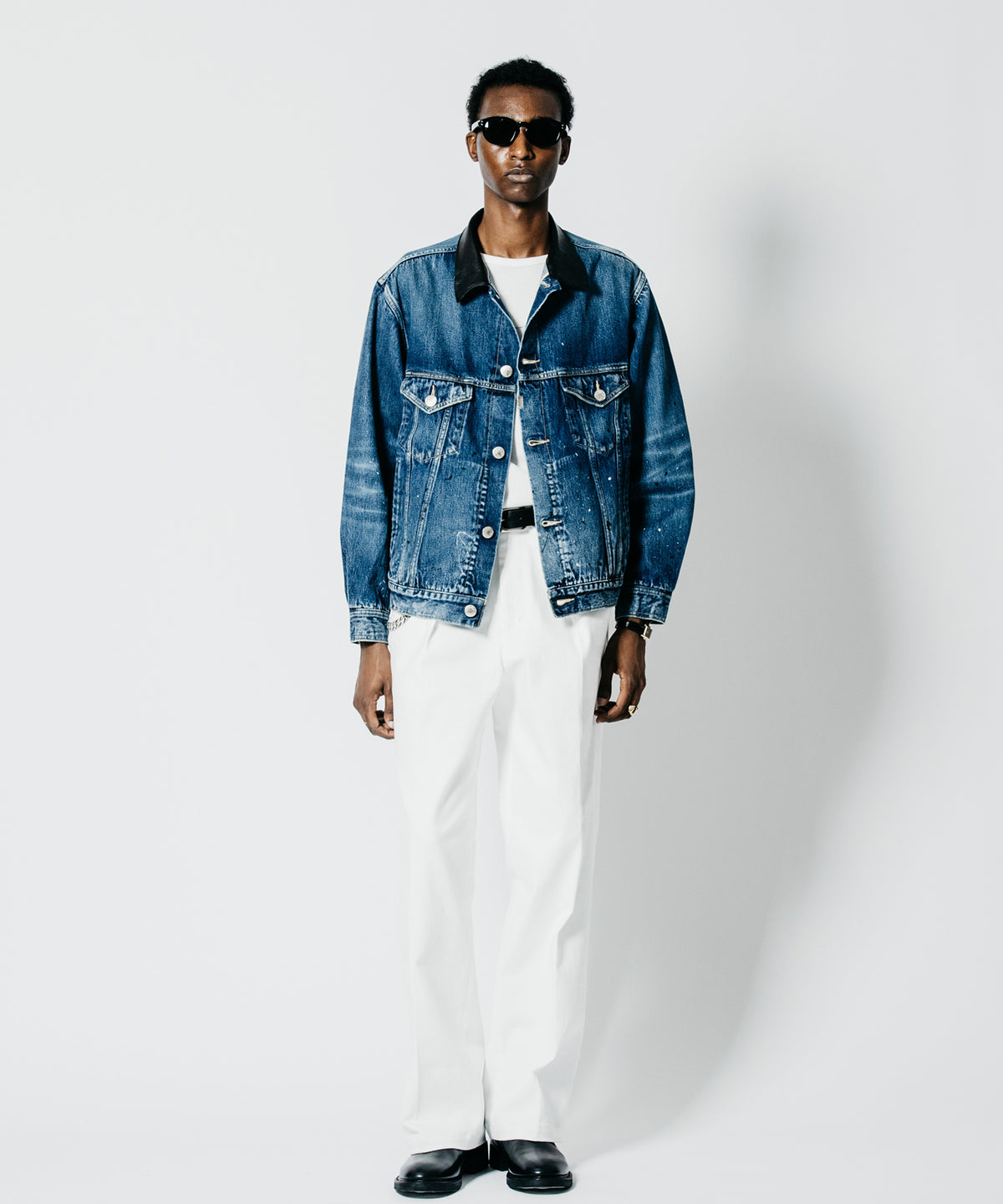 STRETCH HEAVY OZ TWILL WIDE LUXURY TROUSERS