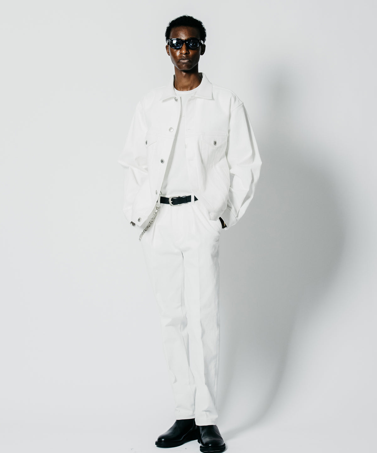 STRETCH TWILL TAPERED AUTHENTIC TROUSERS