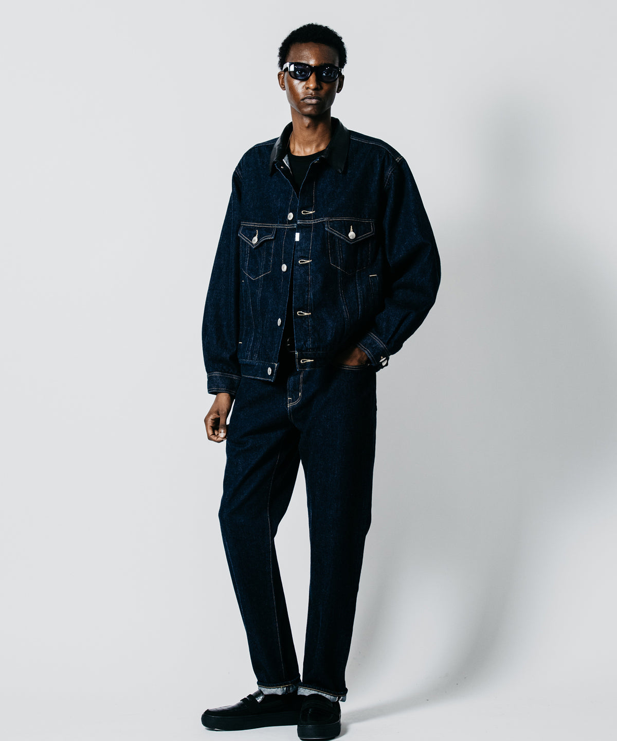 BORN FREE TAPERED AUTHENTIC SELVEDGE ONE WASH JEANS - INDIGO MADE IN JAPAN