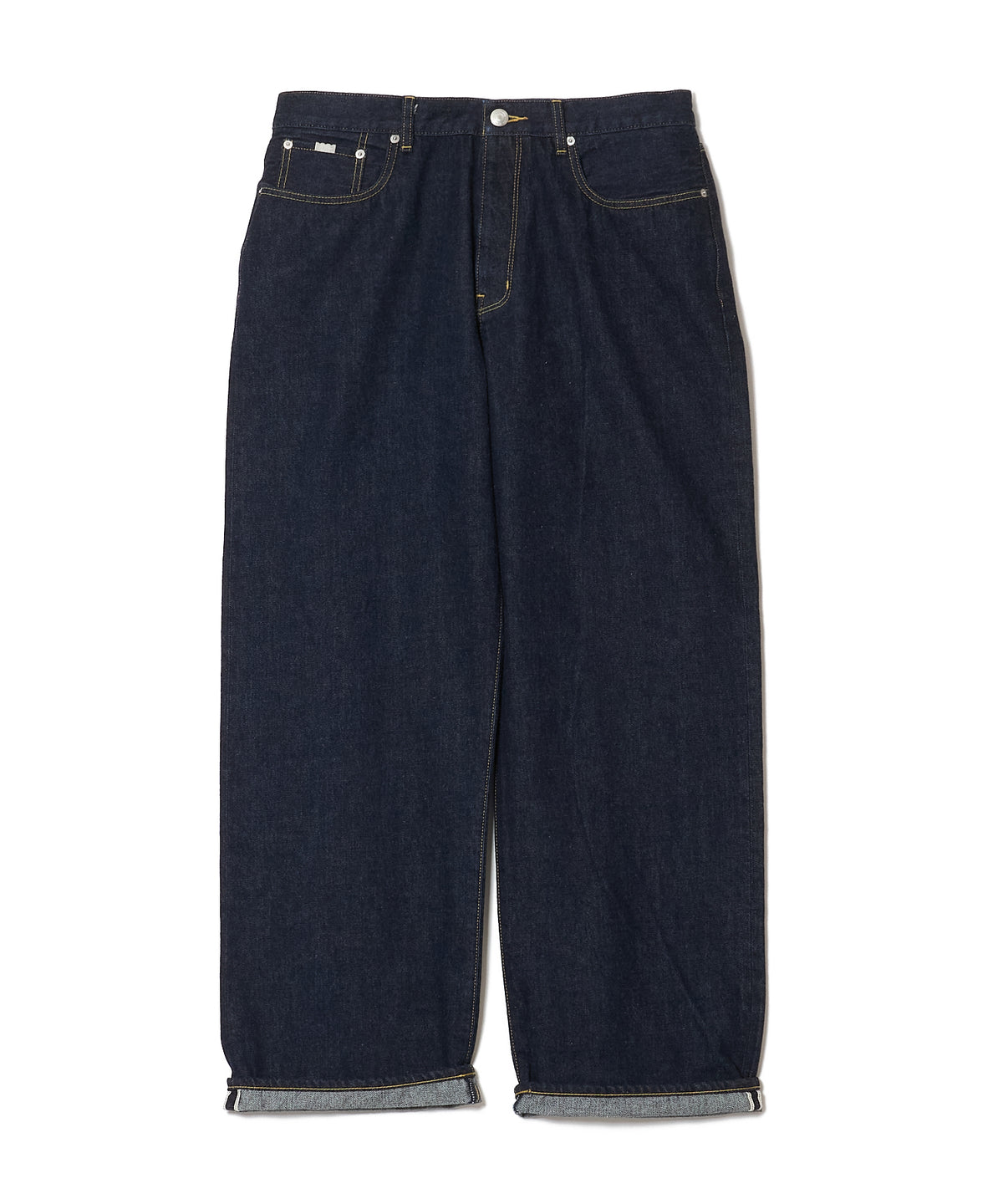 BORN FREE WIDE LUXURY SELVEDGE ONE WASH JEANS - INDIGO MADE IN JAPAN
