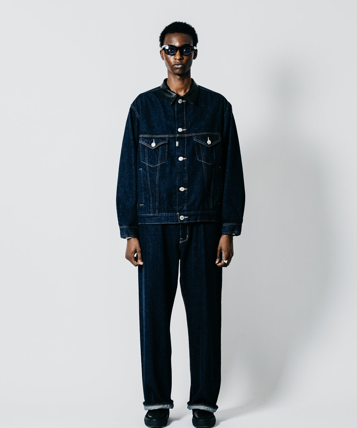 BORN FREE WIDE LUXURY SELVEDGE ONE WASH JEANS - INDIGO MADE IN JAPAN