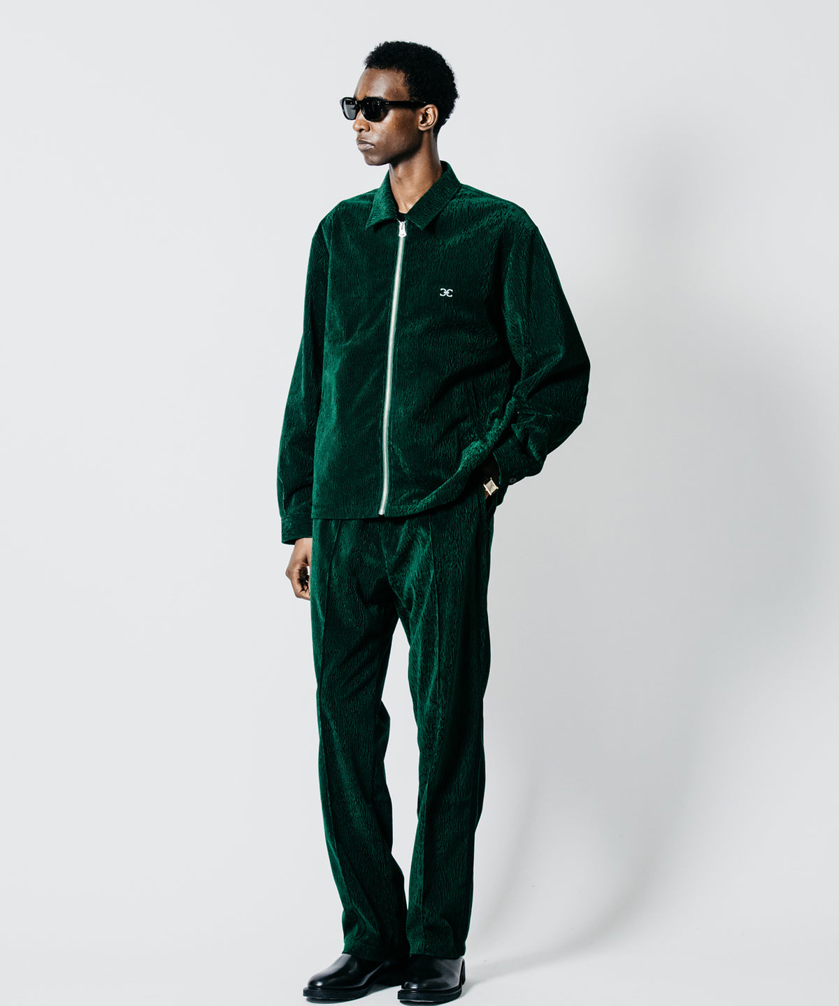 VELOUR TRACK SUIT PANTS