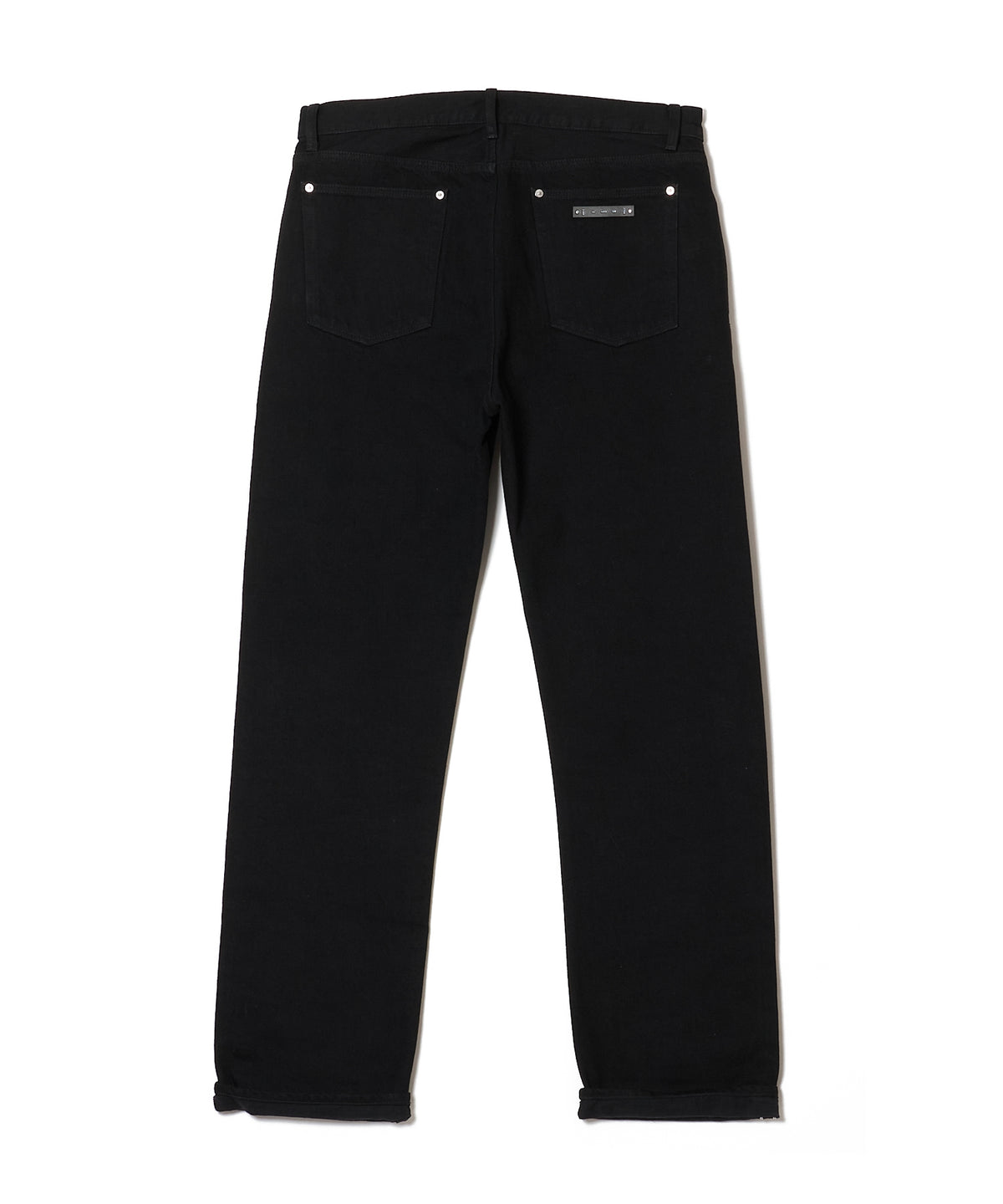 BORN FREE STRAIGHT ESSENTIAL SELVEDGE ONE WASH JEANS - BLACK MADE IN JAPAN