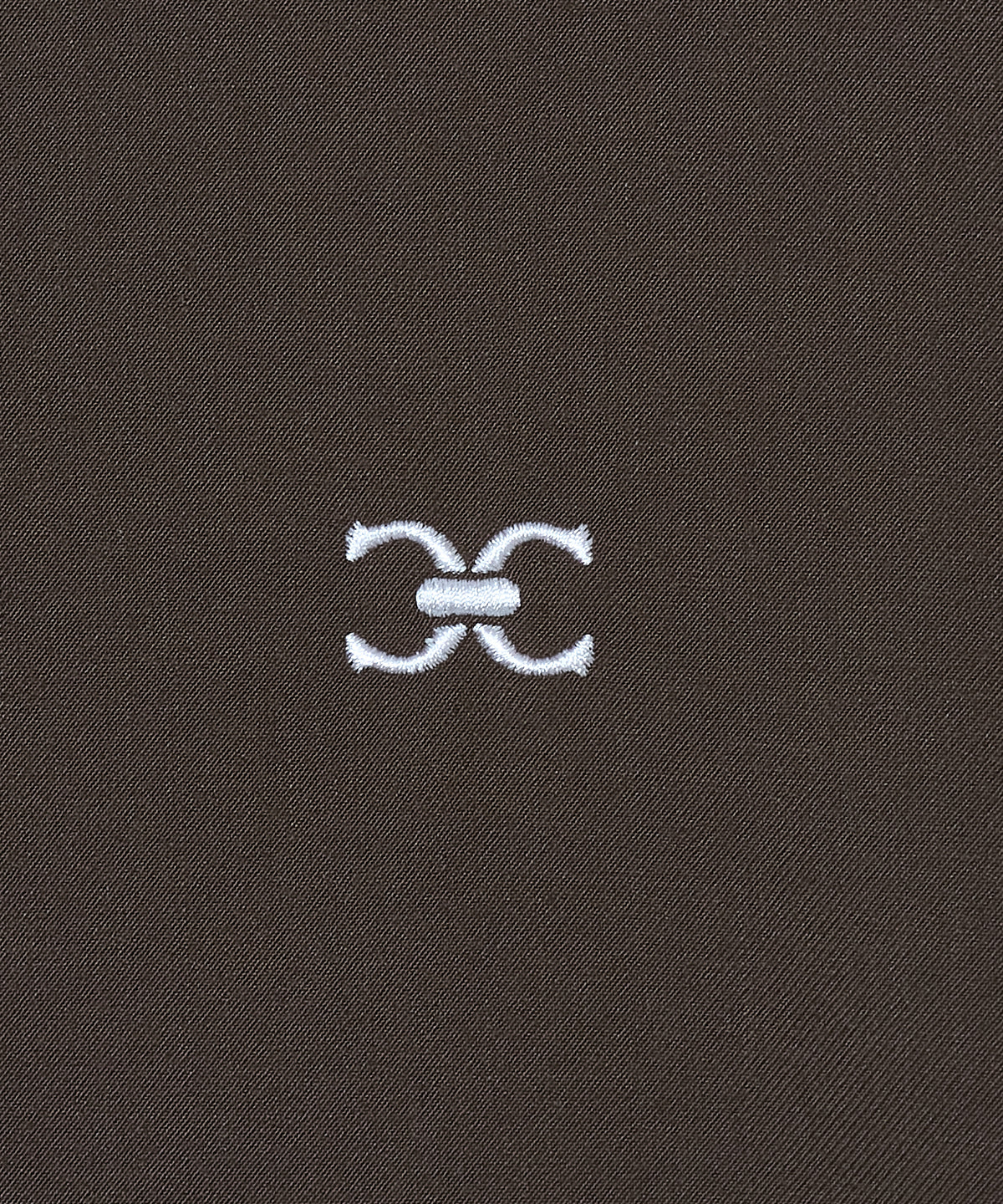 C-CHAIN EMBROIDERED SUITING BUTTON-DOWN SHIRT