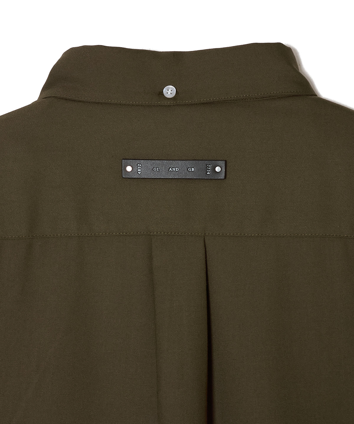 C-CHAIN EMBROIDERED SUITING BUTTON-DOWN SHIRT