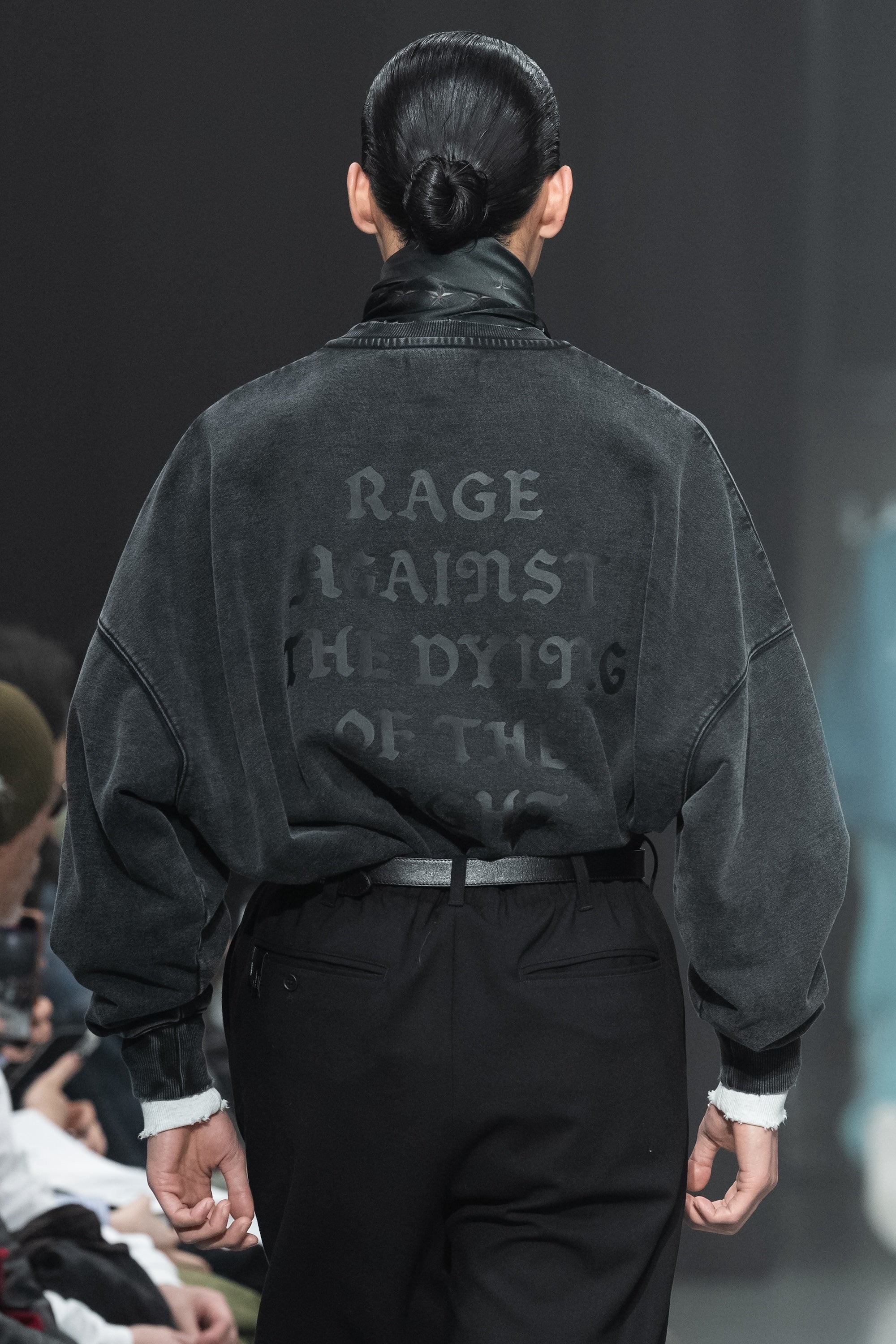 GARMENT DYE WIDE CREWNECK SWEAT