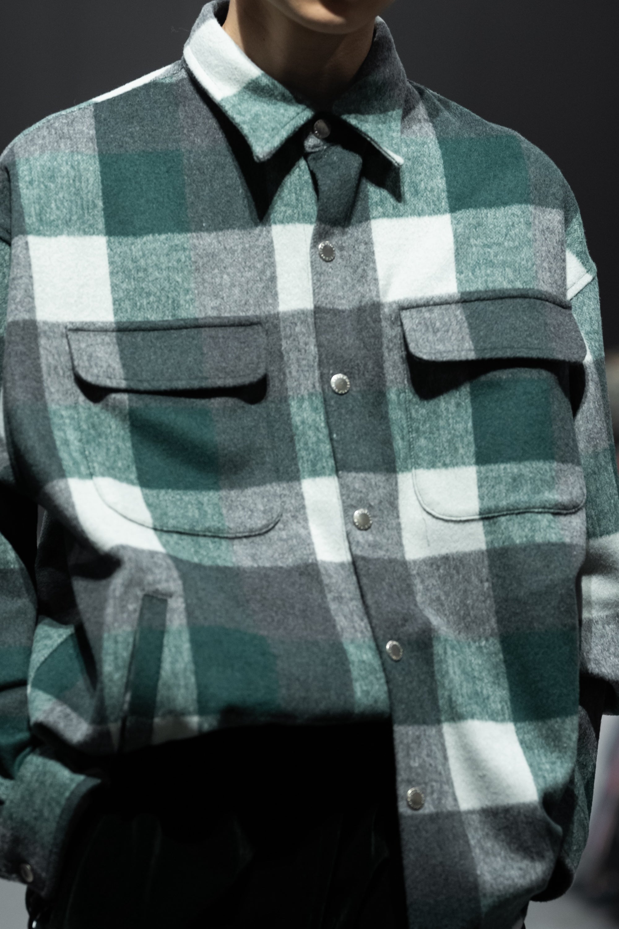 CHECK SNAP BUTTON SHIRT