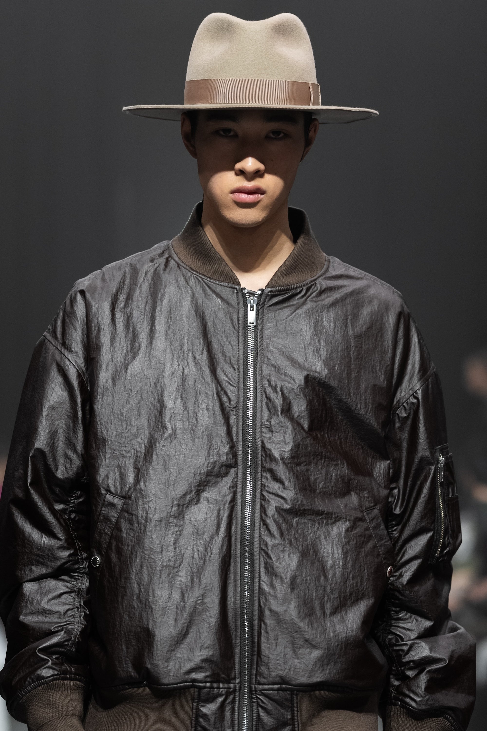 GLOSSY MA-1 JACKET