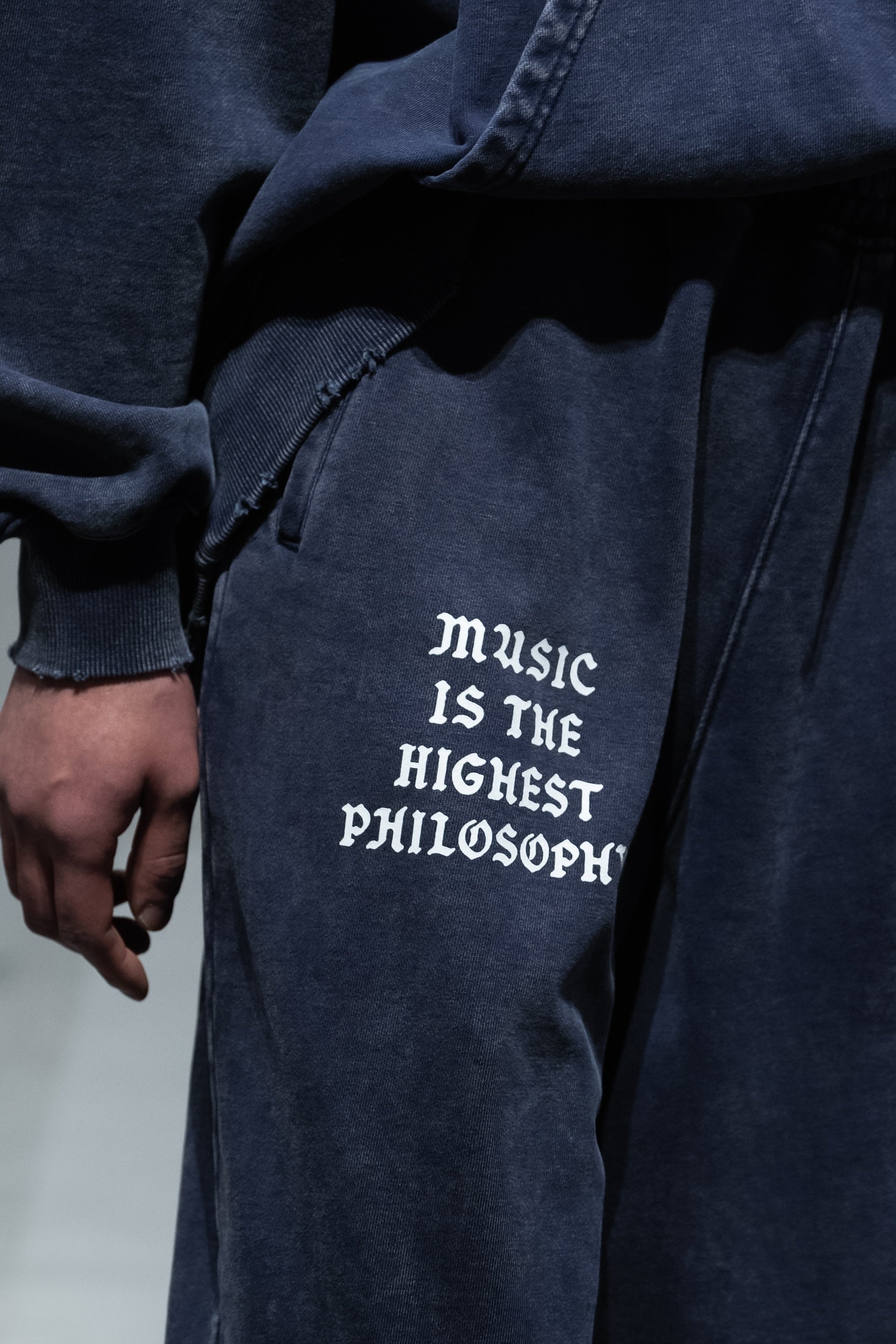 VINTAGE GARMENT DYE M HIGH SWEAT PANTS