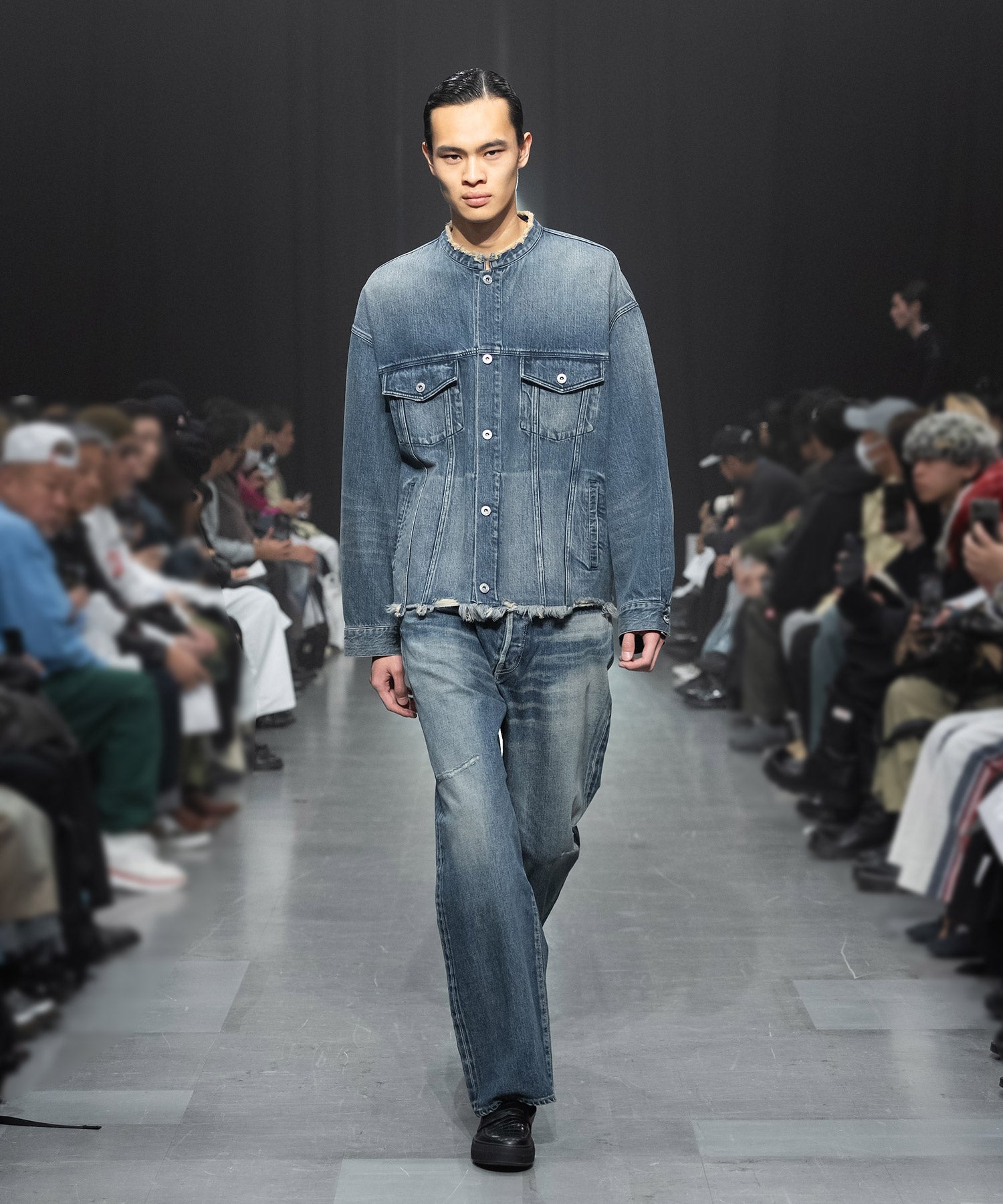 SELVEDGE DENIM PANTS/VINTAGE WASHED