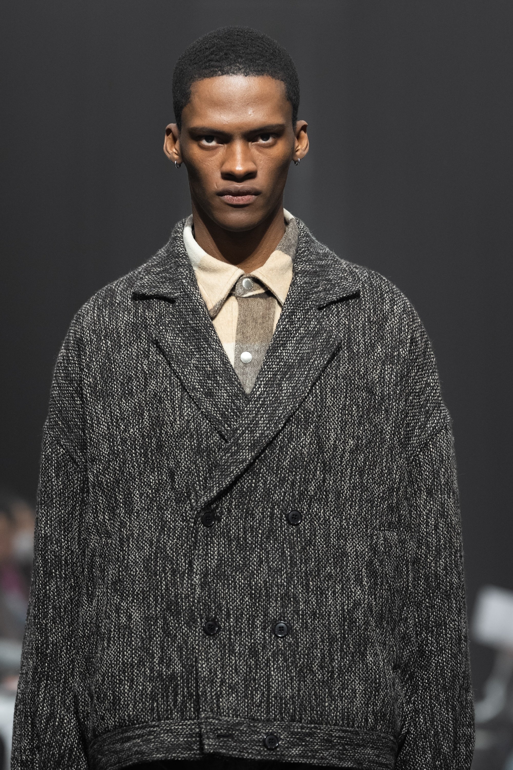 CHECK SNAP BUTTON SHIRT