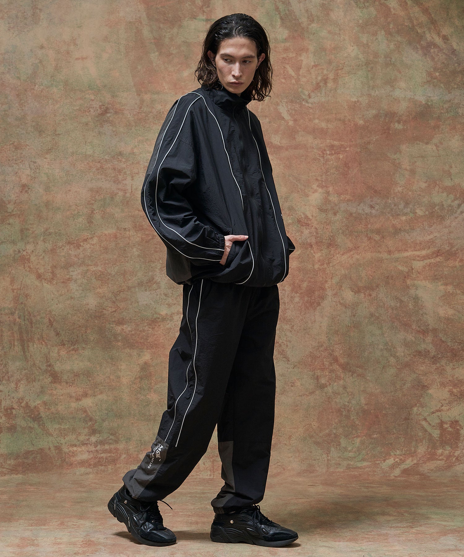 NYLON TRACK JACKET