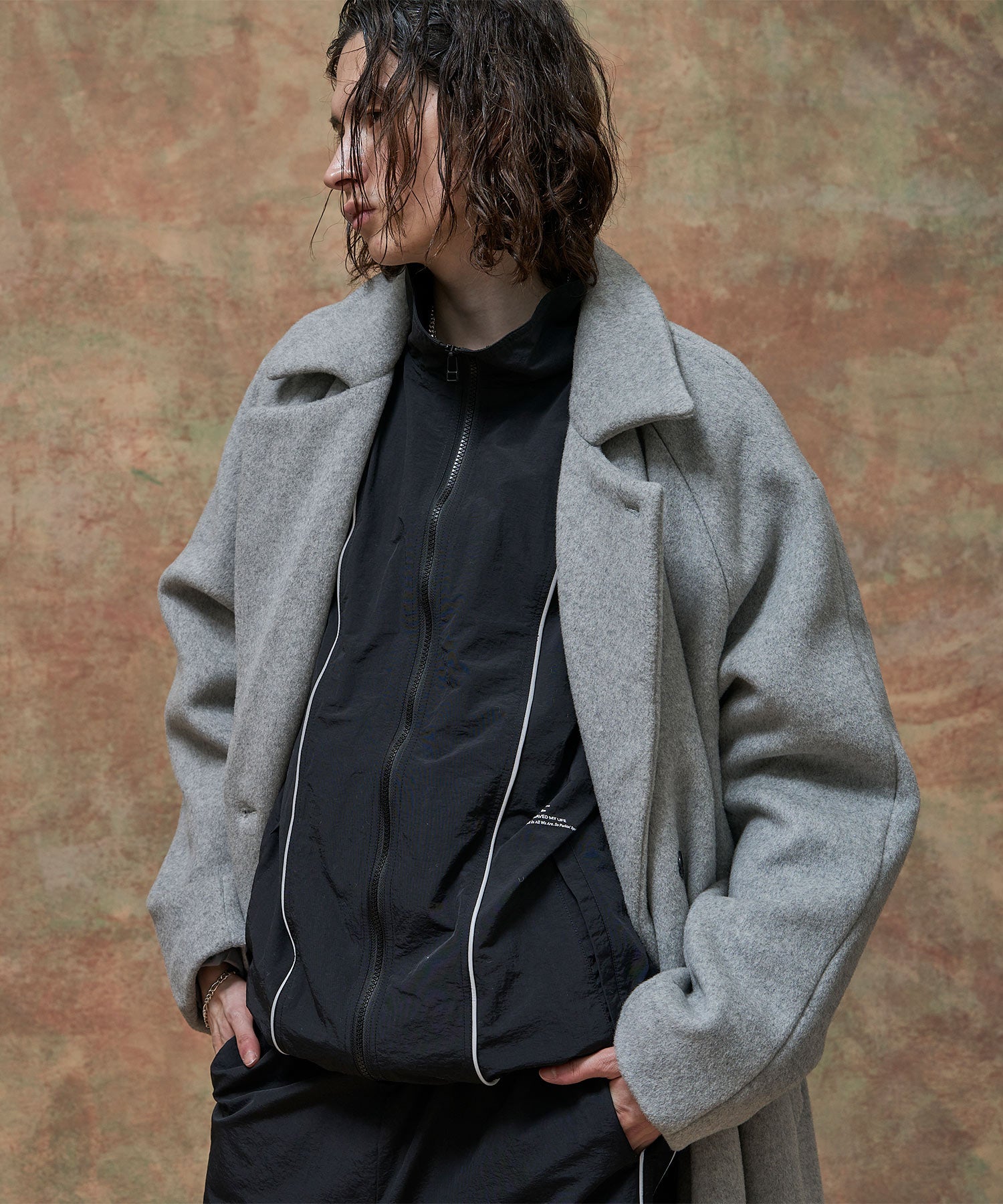 NYLON TRACK JACKET