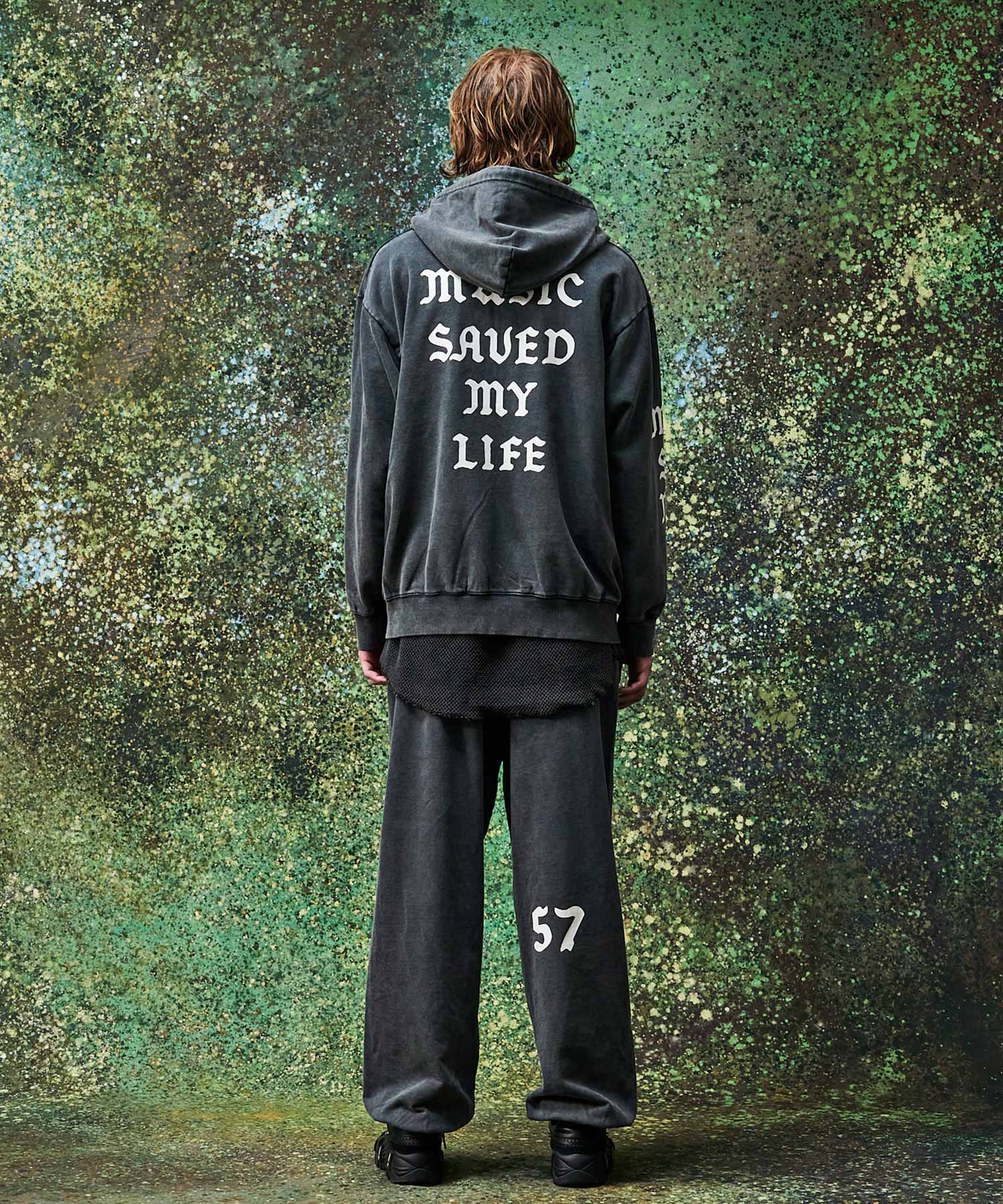 VINTAGE GARMENT DYE SWEAT PANTS