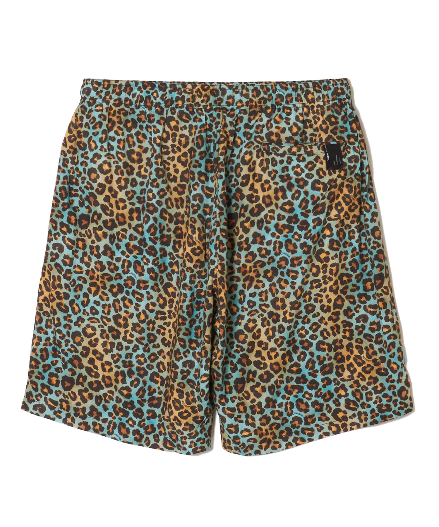 LEOPARD RAYON SHORTS