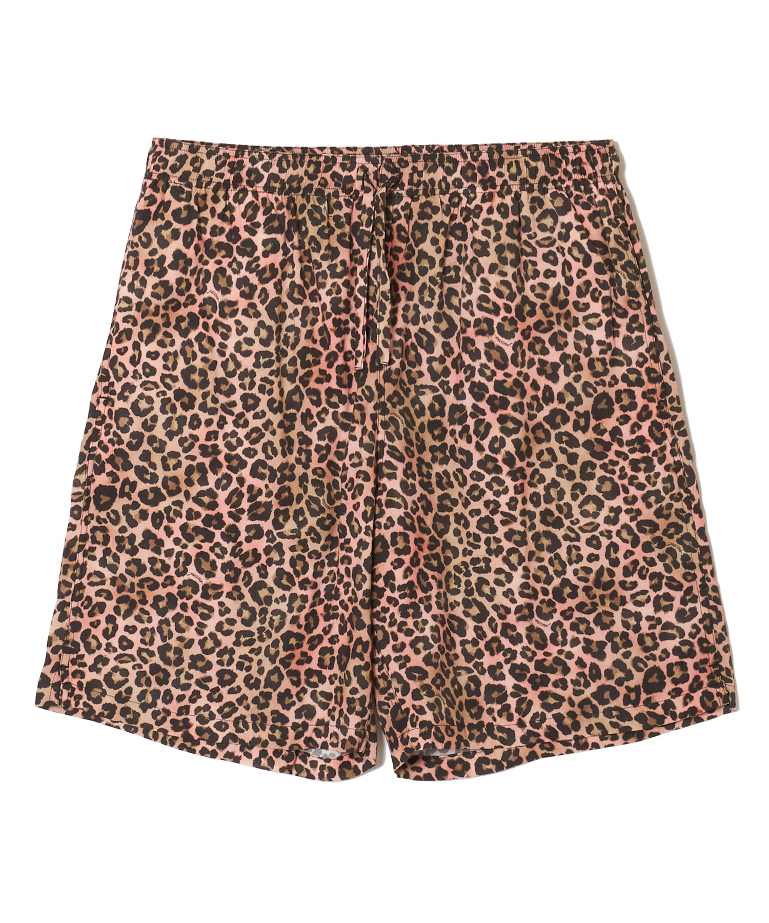 LEOPARD RAYON SHORTS