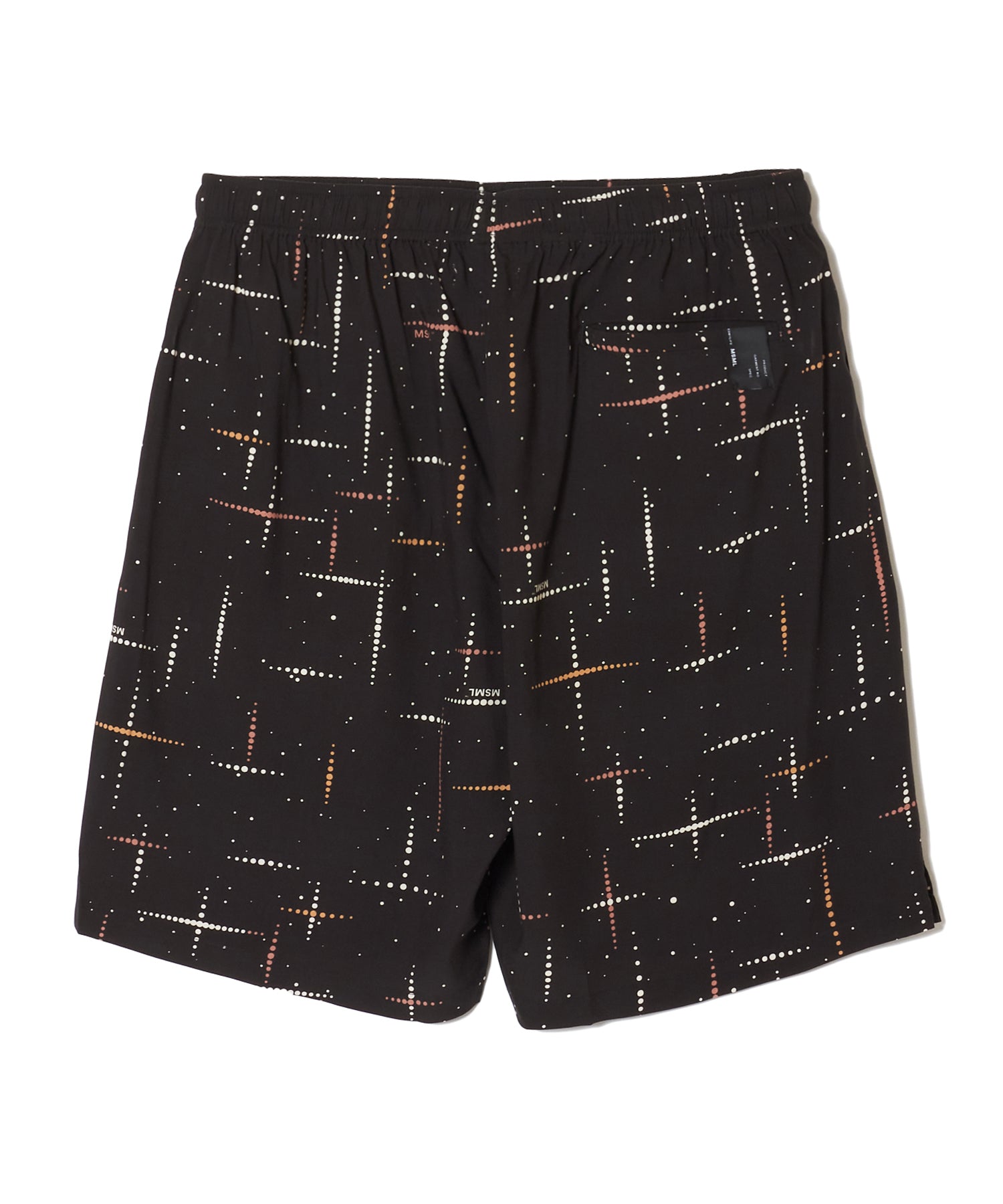 KASURI CROSS PRINTED RAYON SHORTS