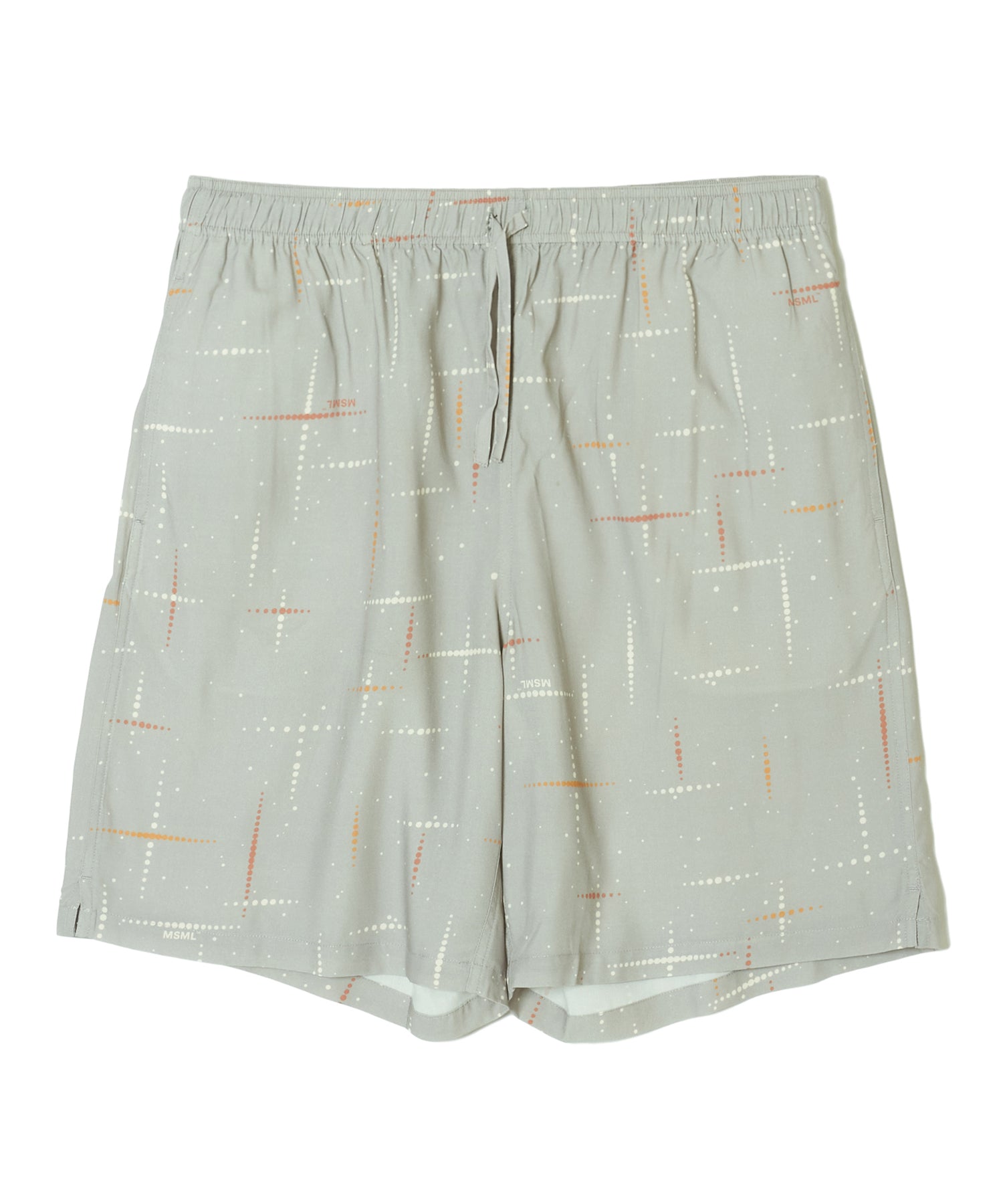 KASURI CROSS PRINTED RAYON SHORTS